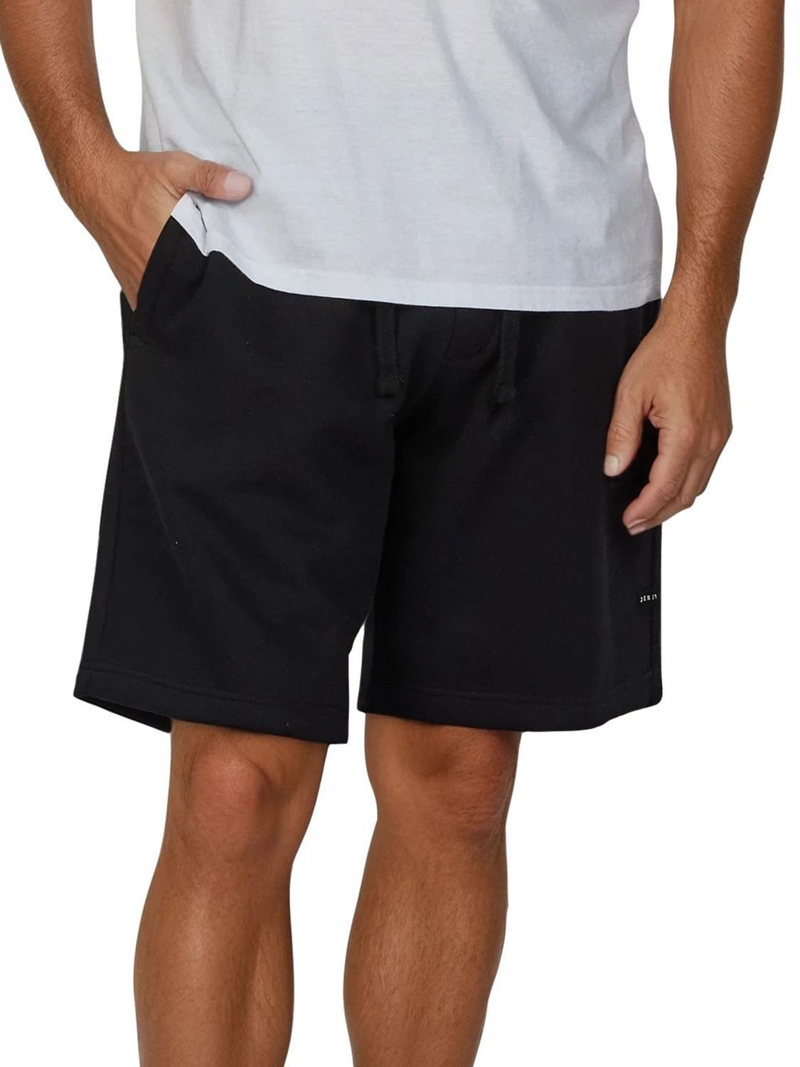 DENIMFY Sweatshorts Herren Sportshorts DFPablo 2er Pack Regular Fit Bermudashort mit Kordelzug – Bild 4 von 5