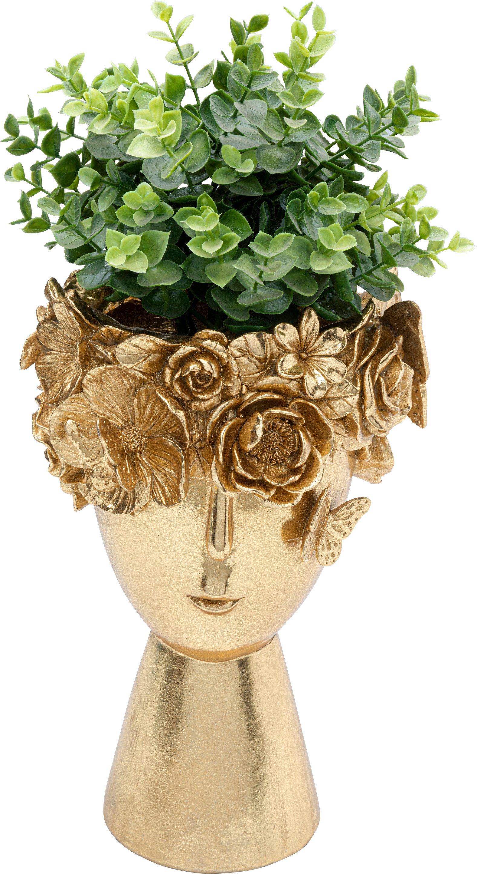 Dekovase Deko Vase Flowercrown Gold 20cm