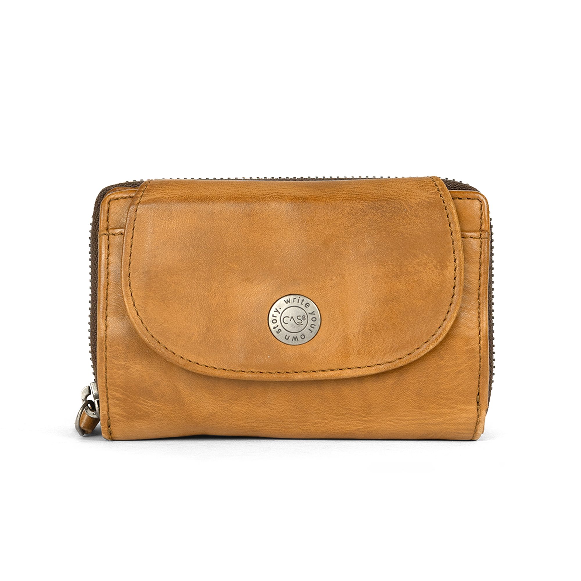 Cas8 Geldbörse MAGDA von Cas8 aus Echtleder – kompakt, funktional und elegant