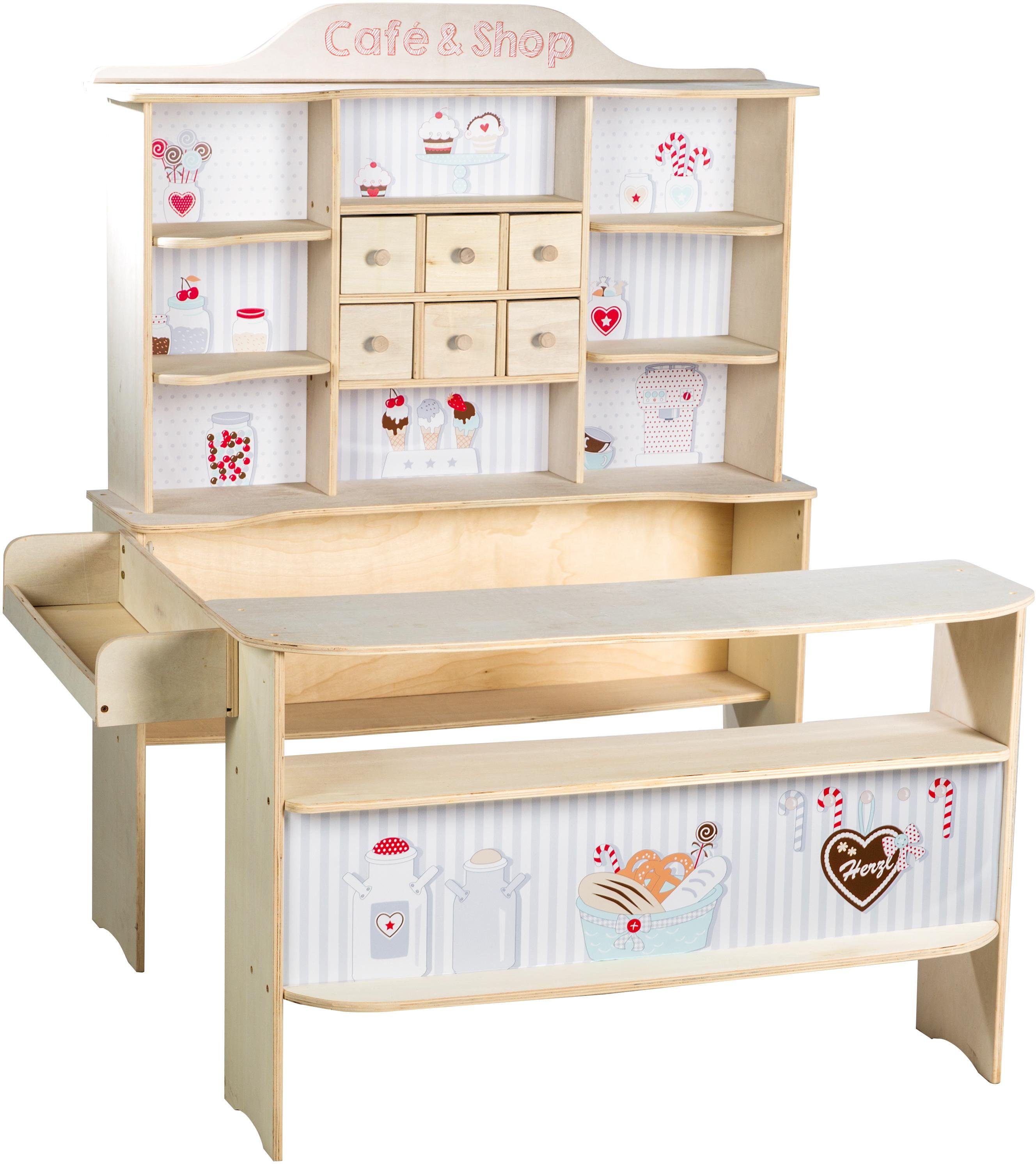 roba® Kaufladen Verkaufsstand, naturfarben