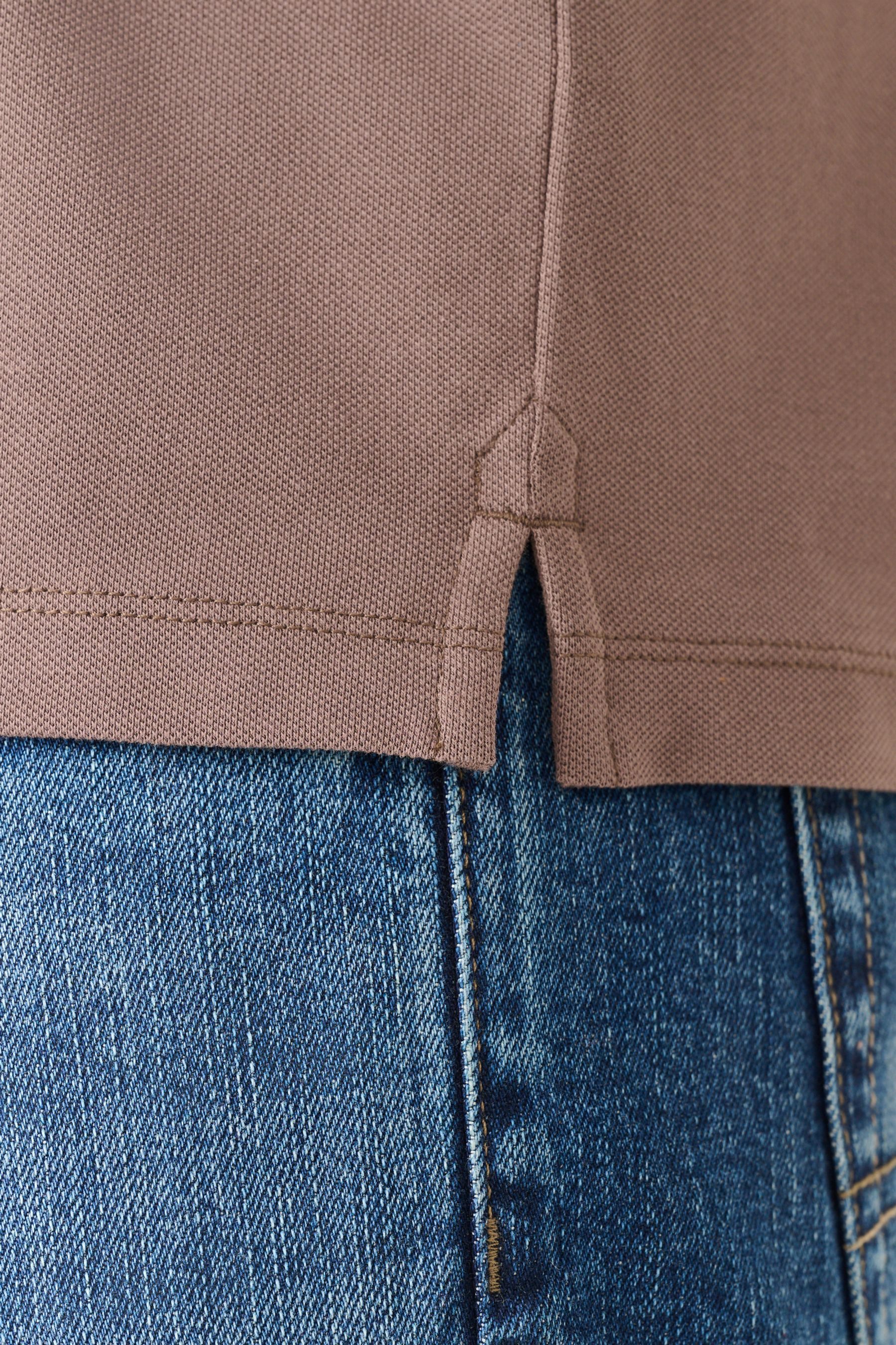 Next Poloshirt Piqué-Polo-Shirt mit Reverskragen (1-tlg)