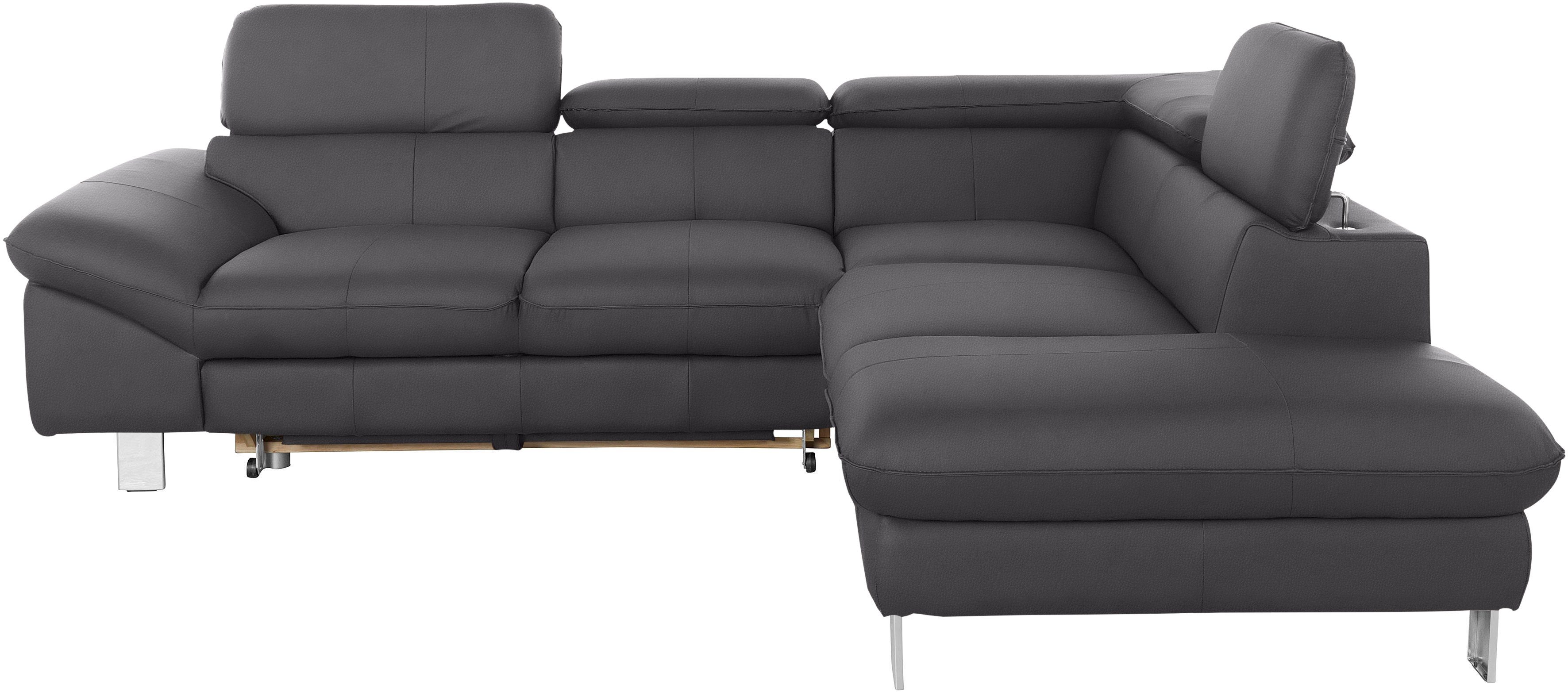 COTTA Ecksofa Driver L-Form, mit Kopfteilverstellung, günstig online kaufen