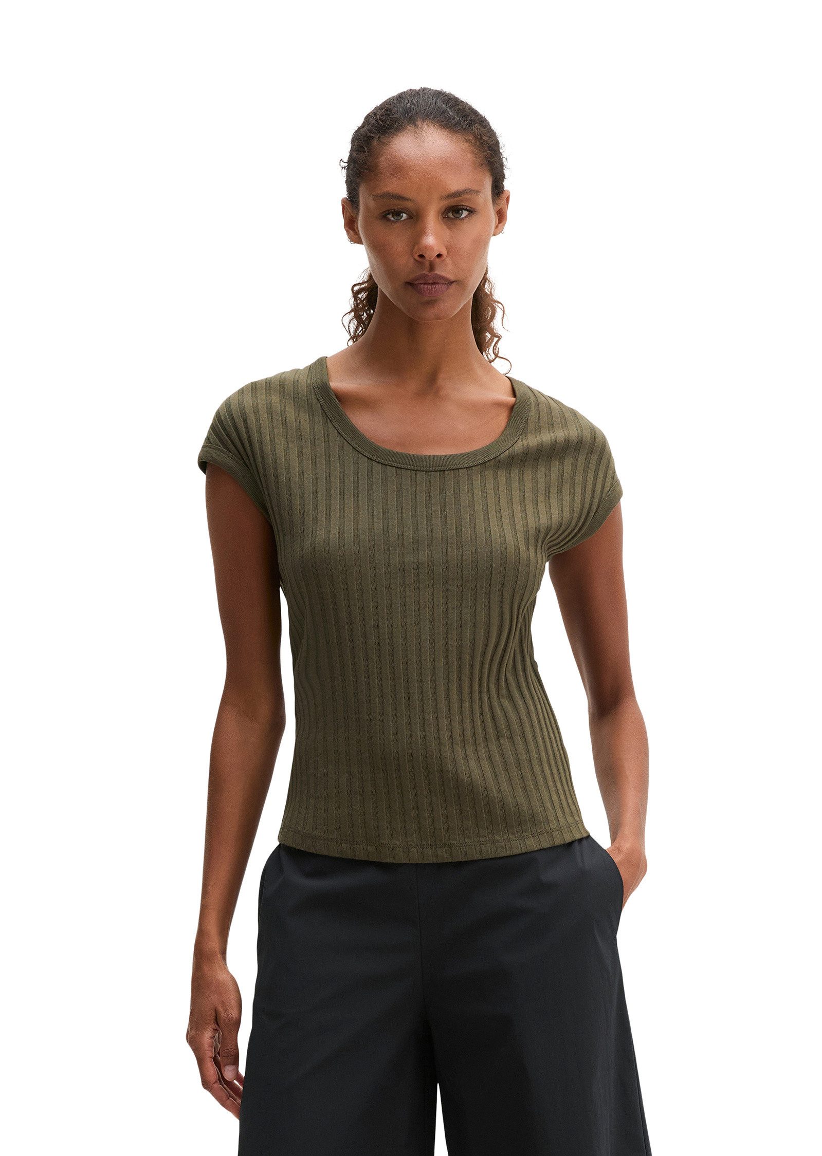 Marc O'Polo T-Shirt aus softem Modal-Organic-Cotton-Mix