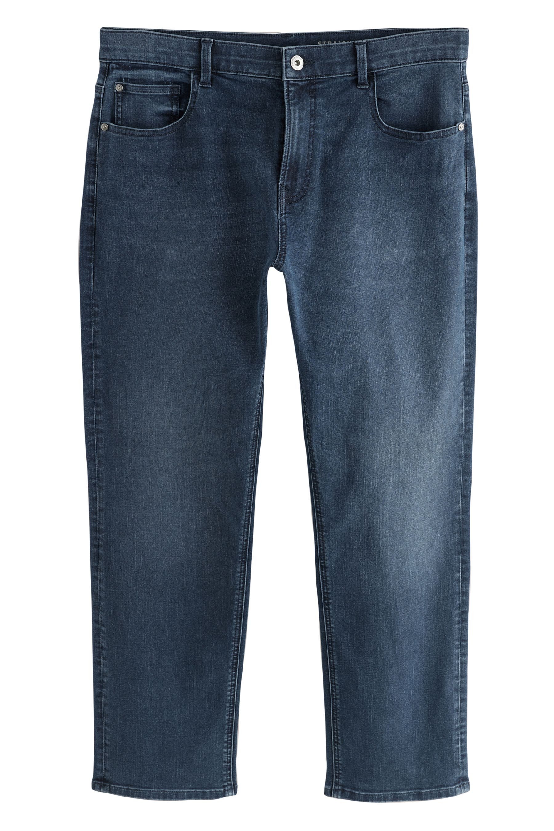Next Straight-Jeans Klassische Straight Fit Stretch-Jeans, günstig online kaufen