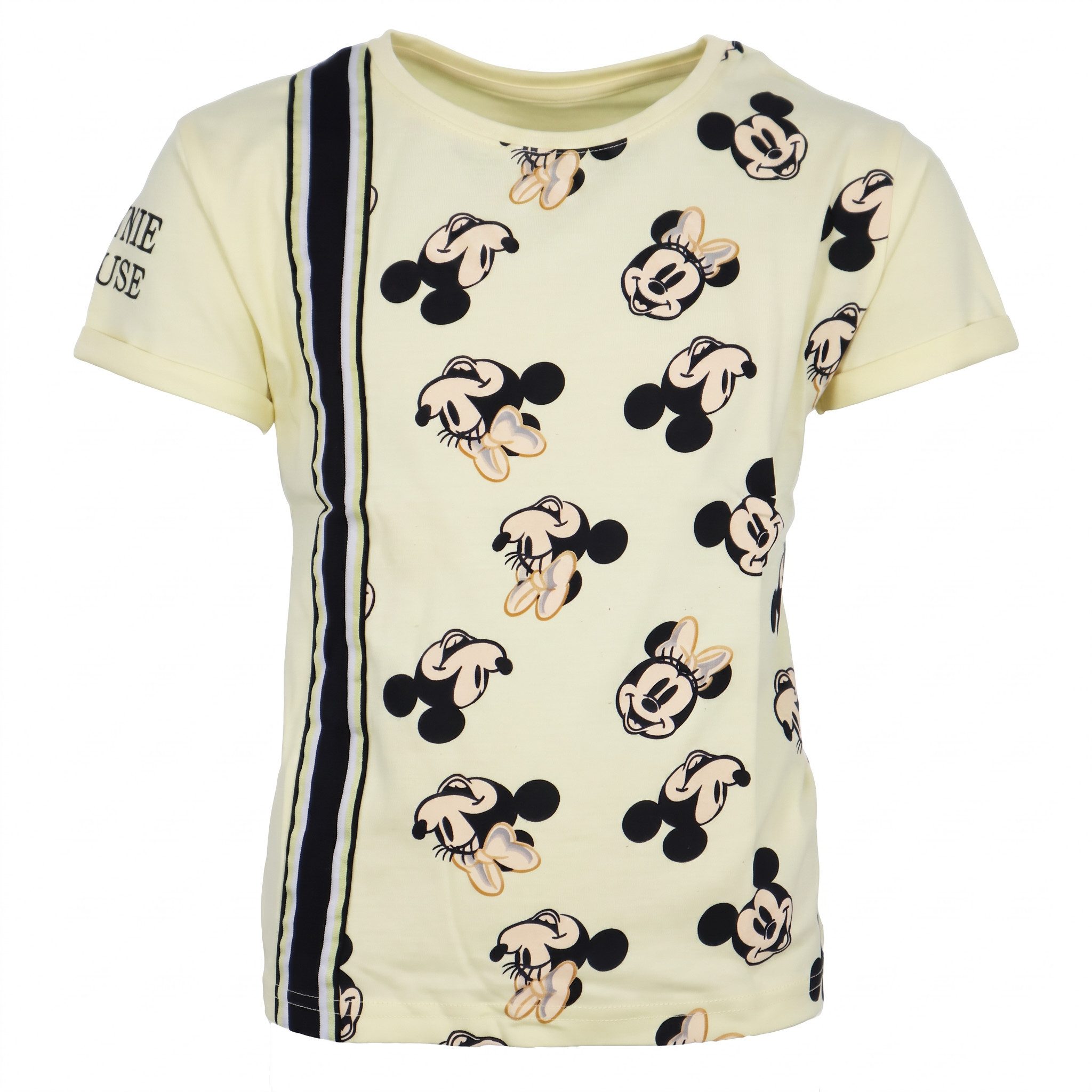 Disney Print-Shirt Disney Minnie Maus Mädchen kurzarm T-Shirt Top Tops Gr. 134-164 100% Baumwolle