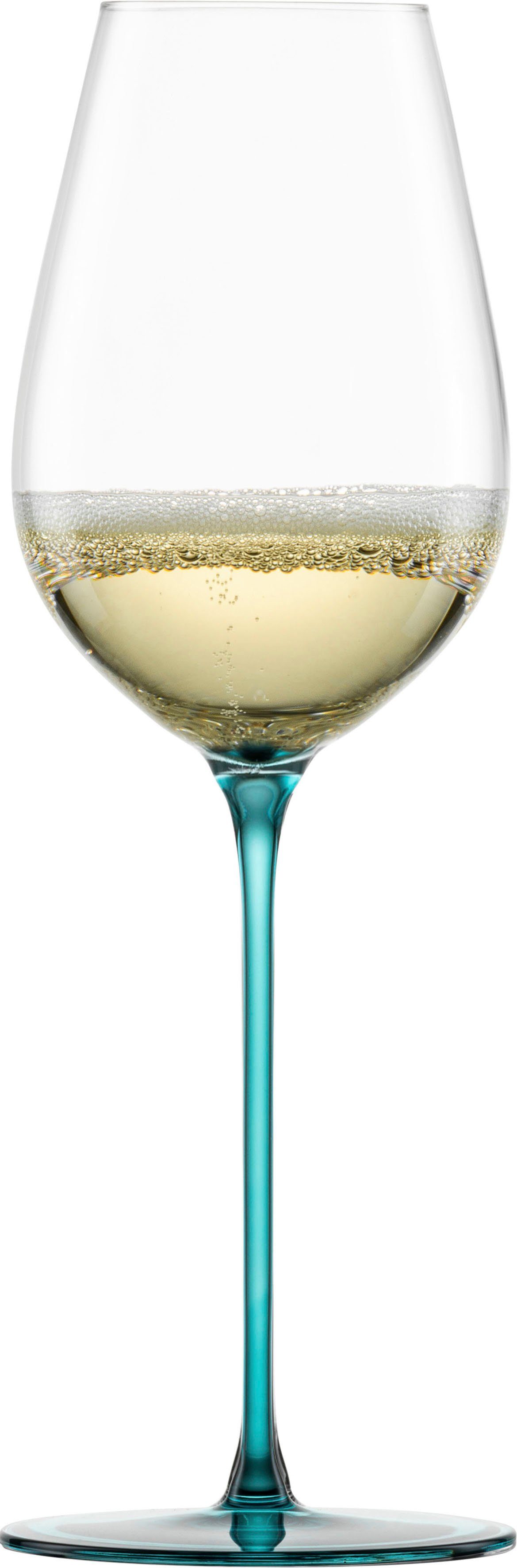 Eisch Champagnerglas erfolgt die 2-teilig INSPIRE der ml, Veredelung Stiele SENSISPLUS, in Kristallglas, Handarbeit, 400