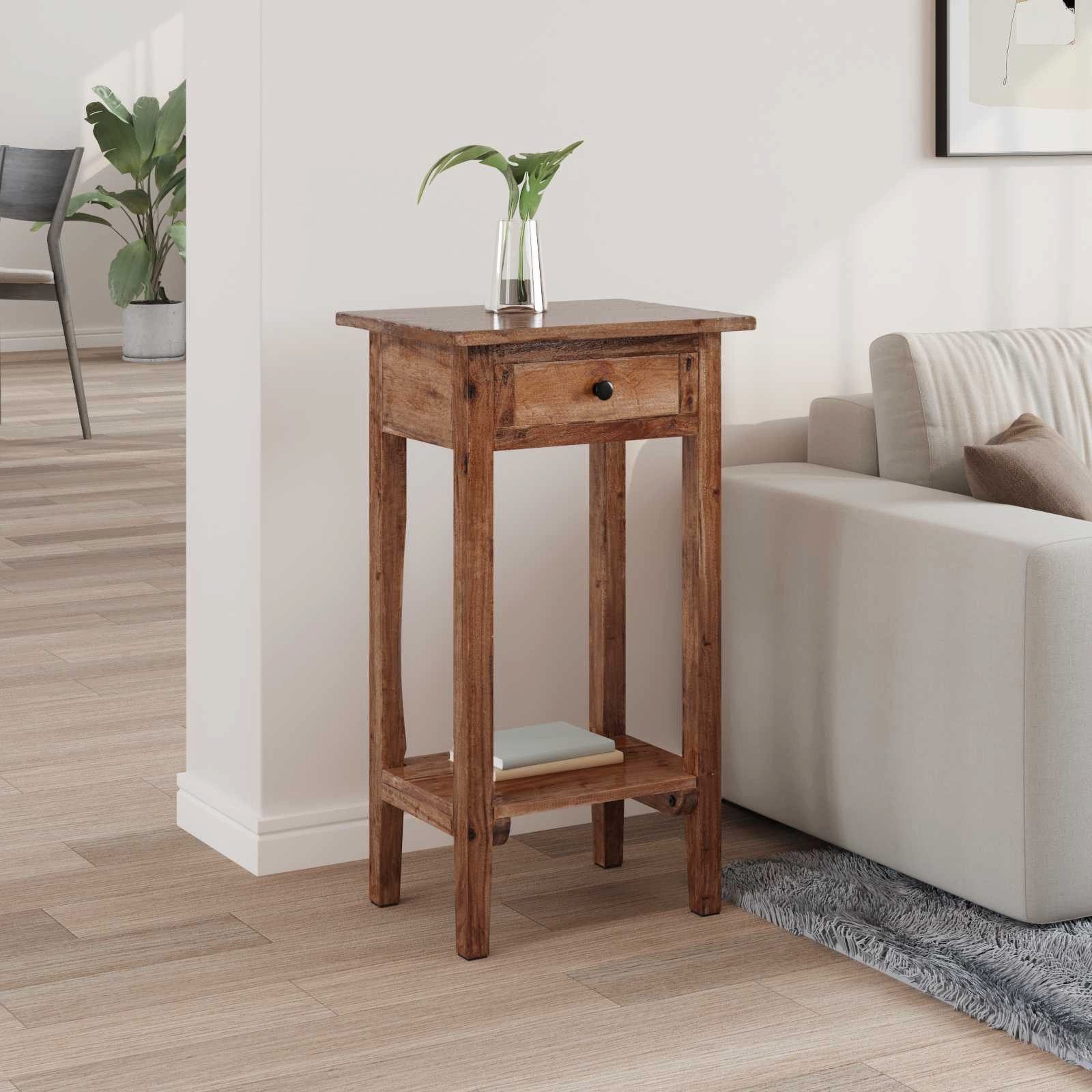 vidaXL Blumenständer Pflanzenständer Braun 34 x 25 x 52 cm Mahagoni Holz (1 St)