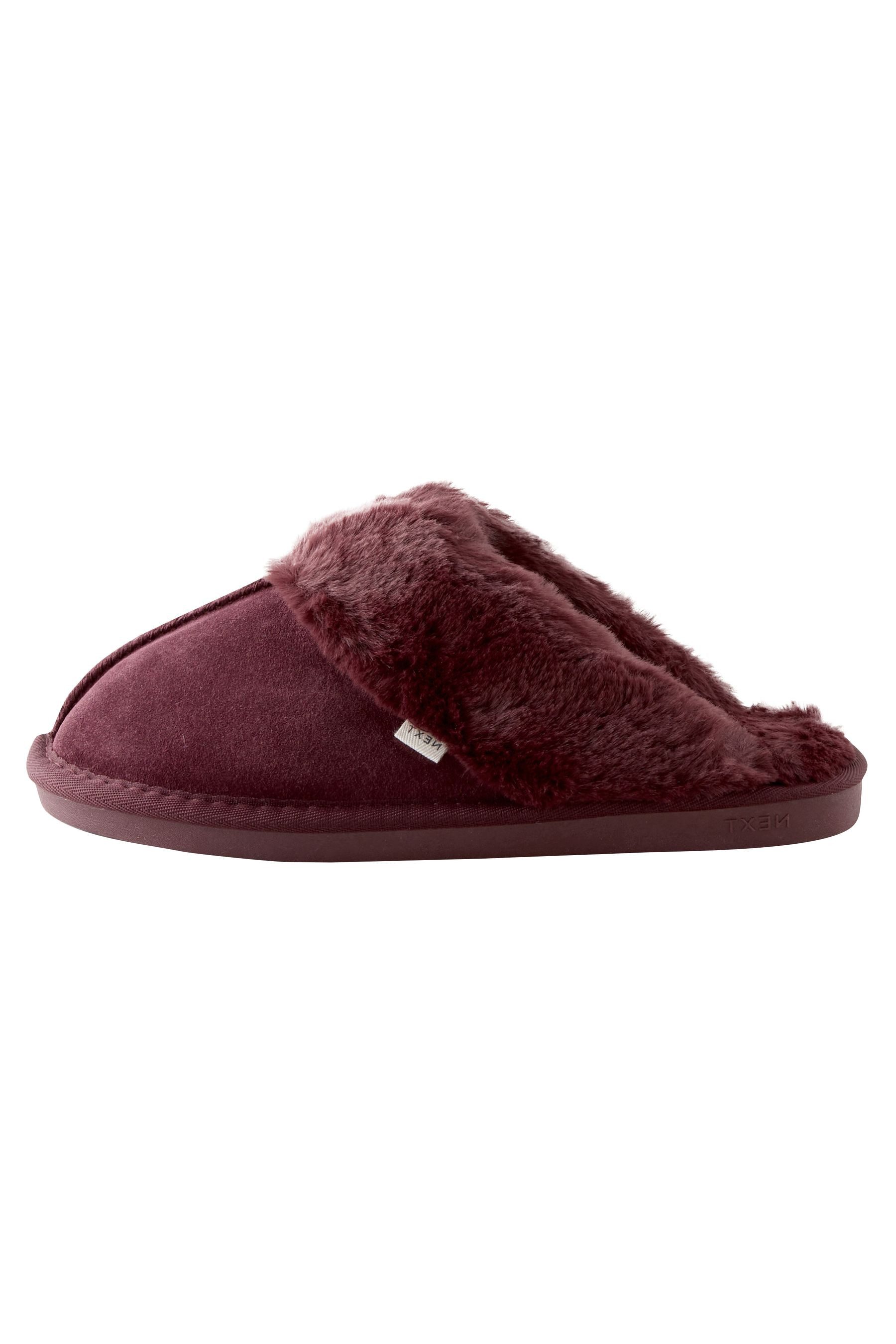 Hausschuhe aus Veloursleder Hausschuh