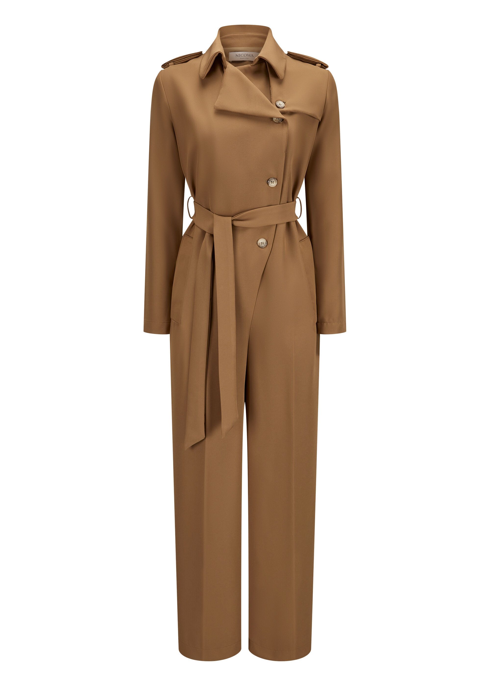 Nicowa Jumpsuit ANIROMA (1-tlg) aus hochwertigem Twill-Material