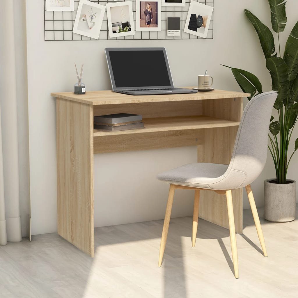 Sonoma-Eiche furnicato Holzwerkstoff cm 90x50x74 Schreibtisch