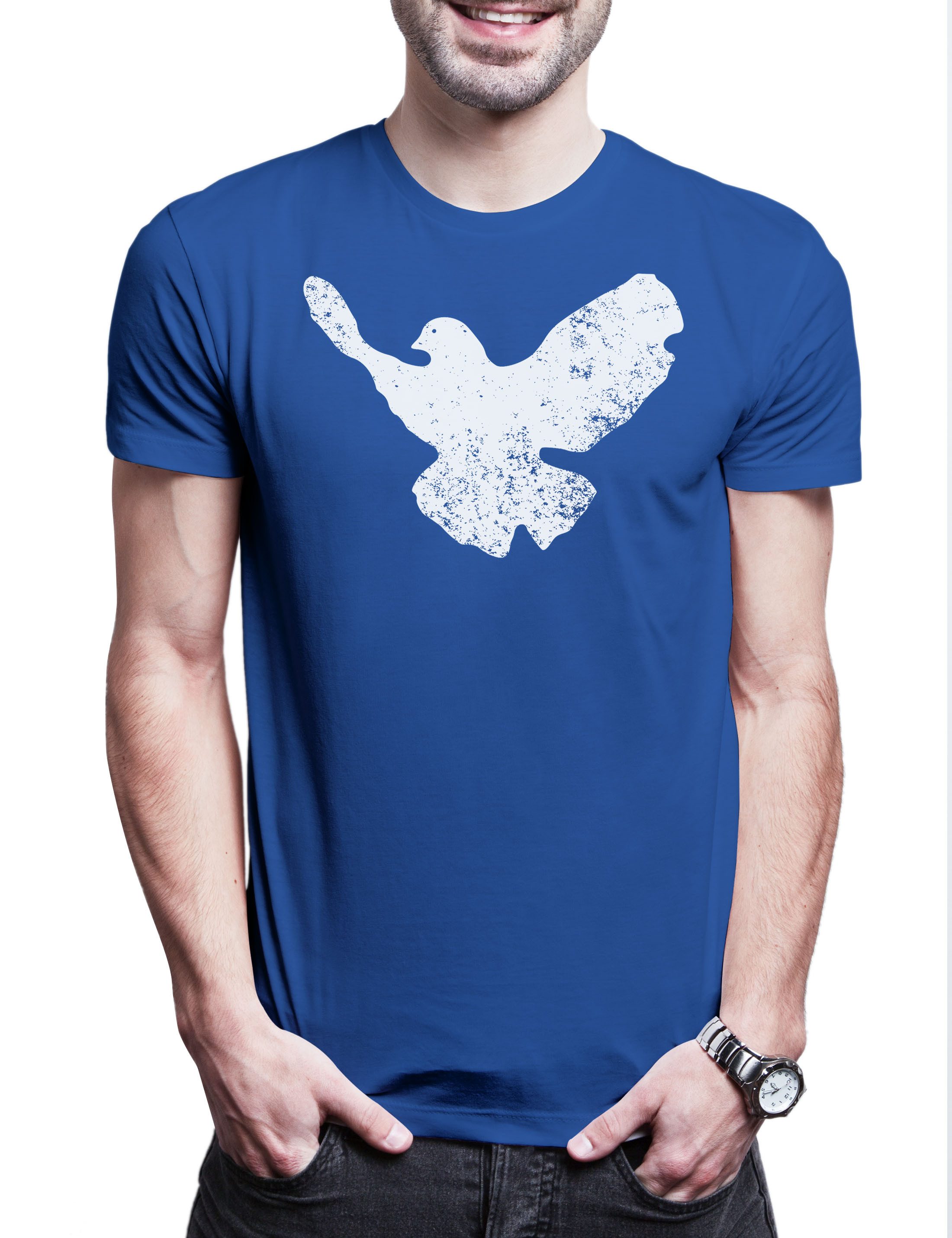 Urban Backwoods Print-Shirt Dove Of Peace Herren T-Shirt Taube Frieden Move günstig online kaufen
