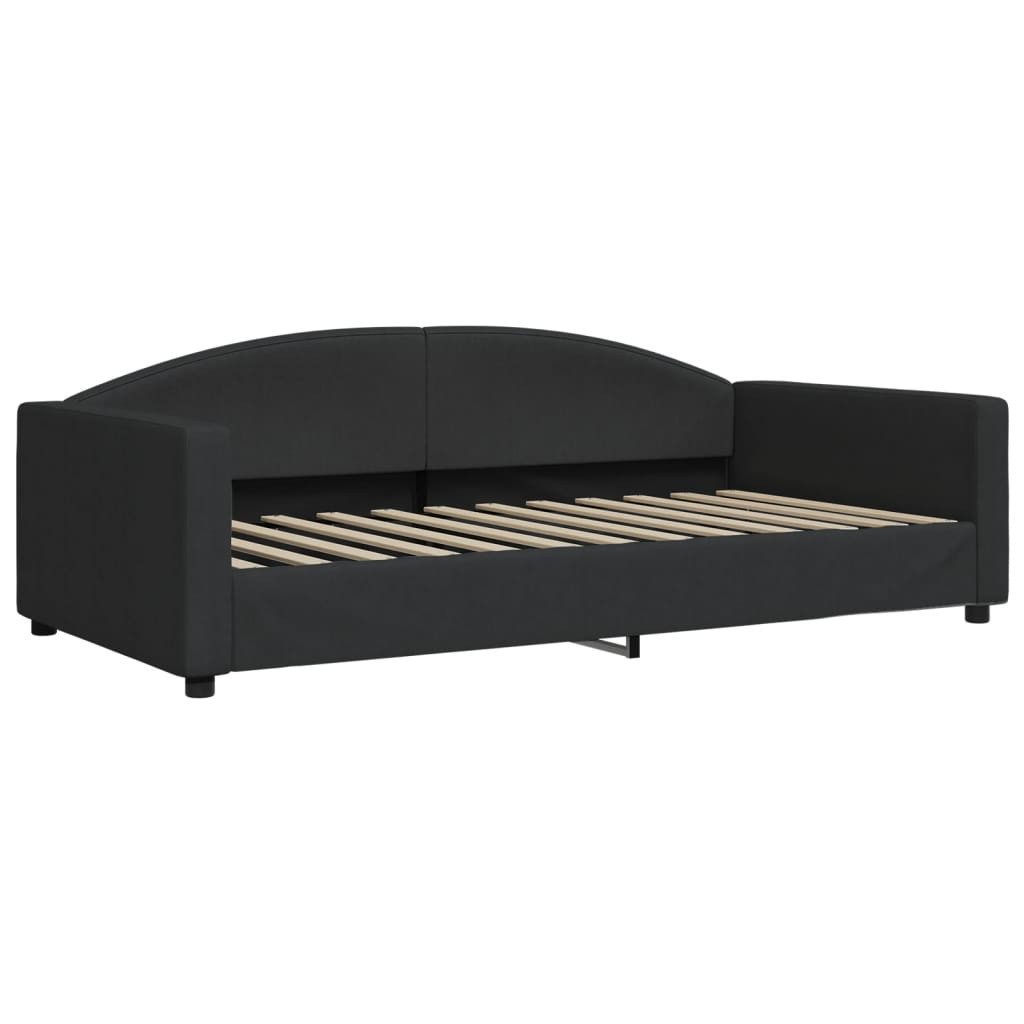 vidaXL Bett Tagesbett Schwarz 100x200 cm günstig online kaufen