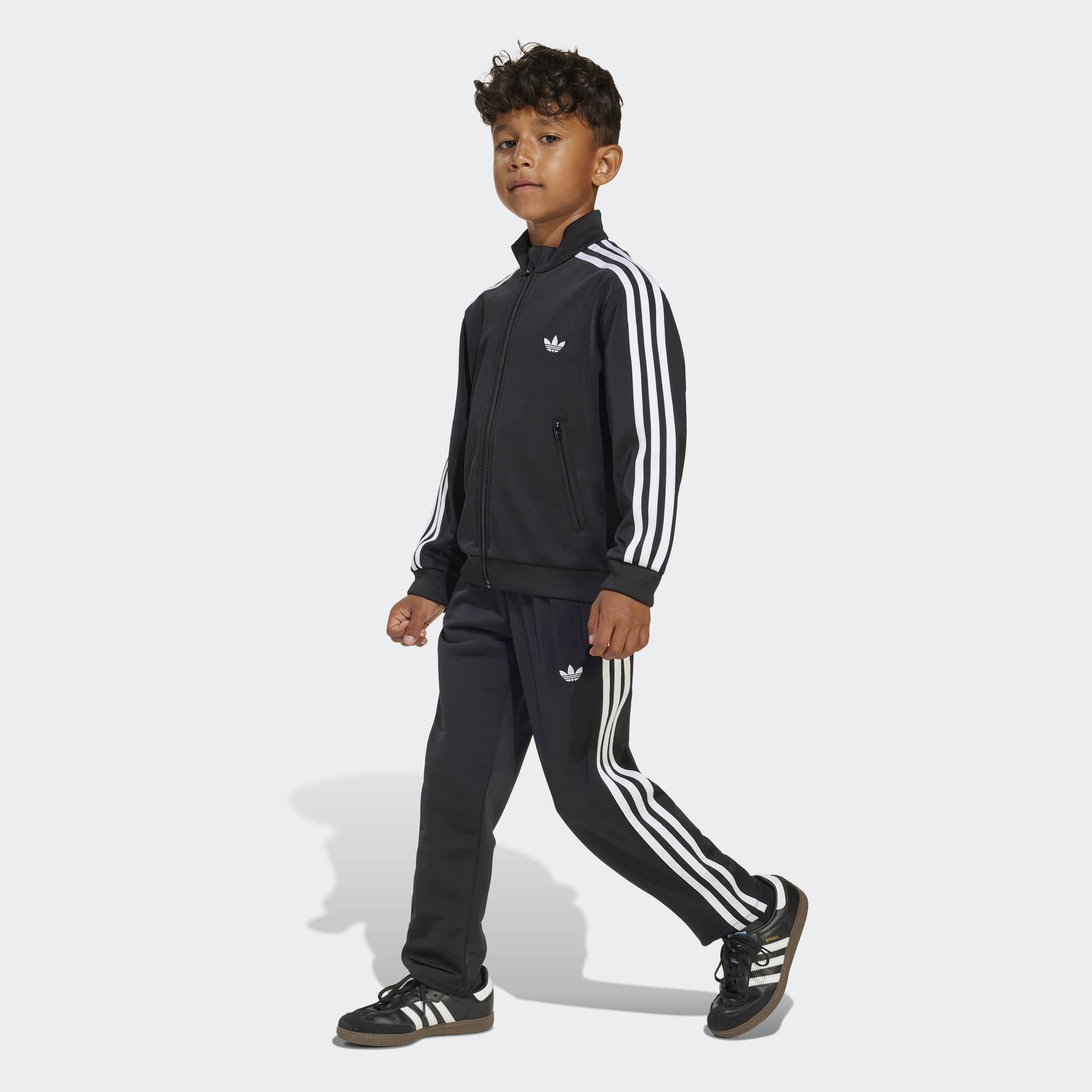 adidas Originals Trainingsanzug FIREBIRD (2-tlg), für Kinder, zweiteiliges Set, aus Polyester