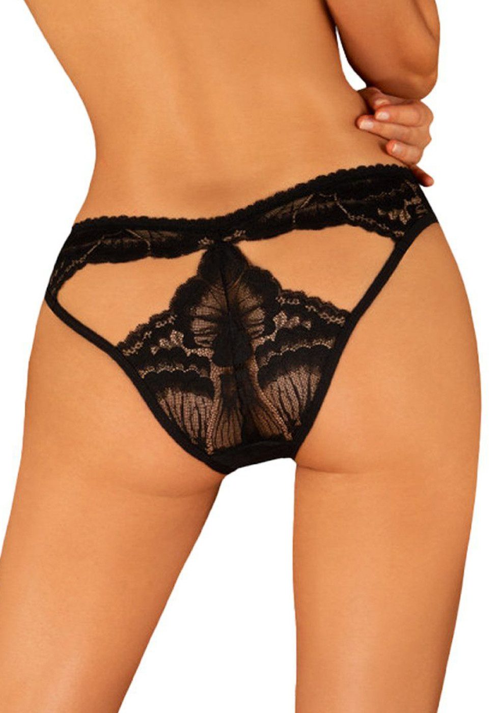 Slip Alessya Slip mit Spitze - schwarz