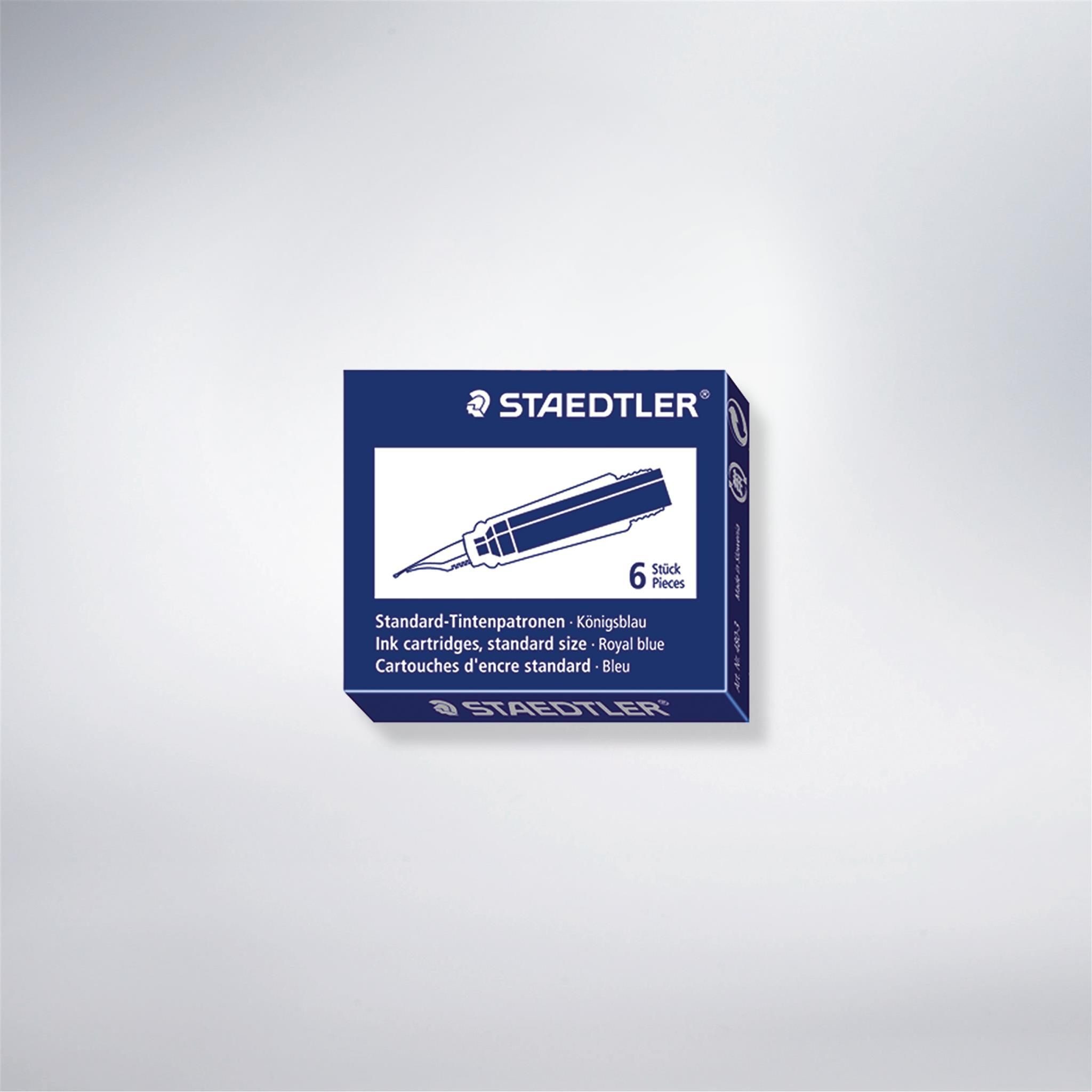 STAEDTLER Staedtler Tintenpatrone blau Tintenpatrone