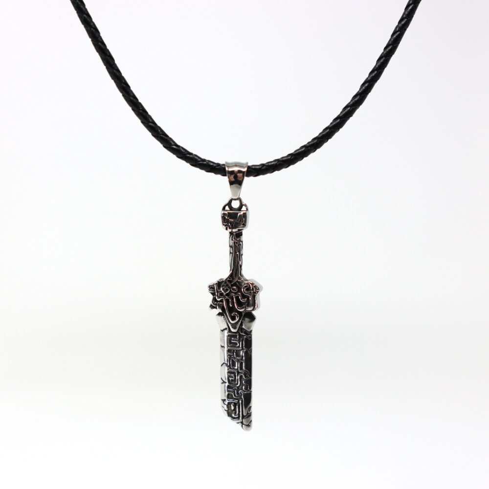 DALMARO Kette mit Anhänger Lederkette Edelstahlkette günstig online kaufen