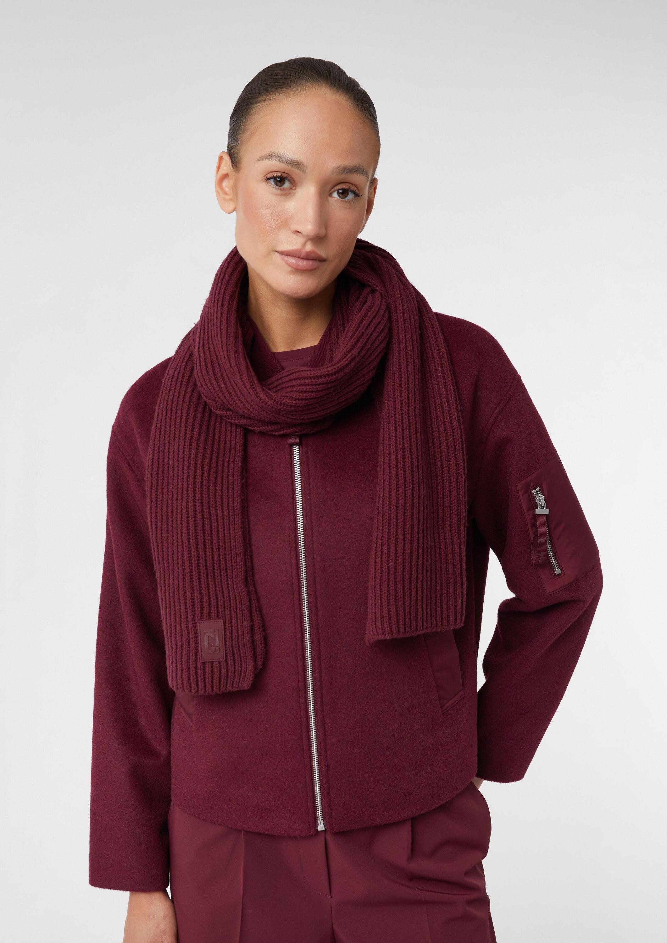 comma Schal Tuch, Weicher Strickschal aus Baumwollmix günstig online kaufen