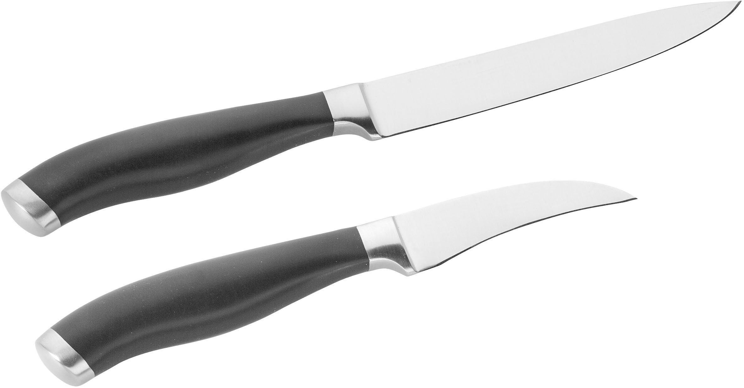 PINTINOX Messer-Set Coltelli Professional (Set, 2-tlg), (Küchenmesser, Gemüsemesser), Edelstahl, spülmaschinengeeignet