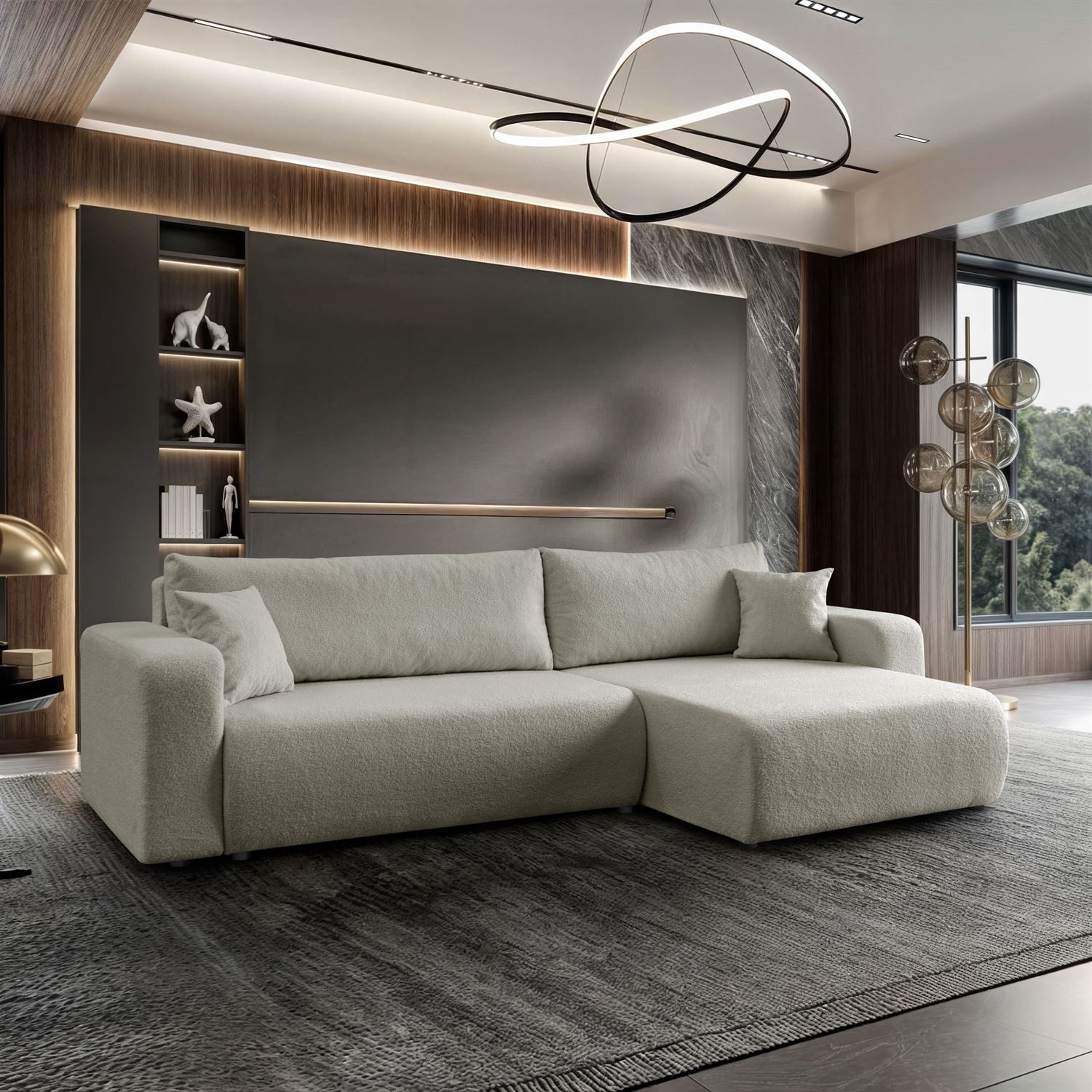 Lookway Ecksofa VESPO XL Moderne Wohnlandschaft günstig online kaufen