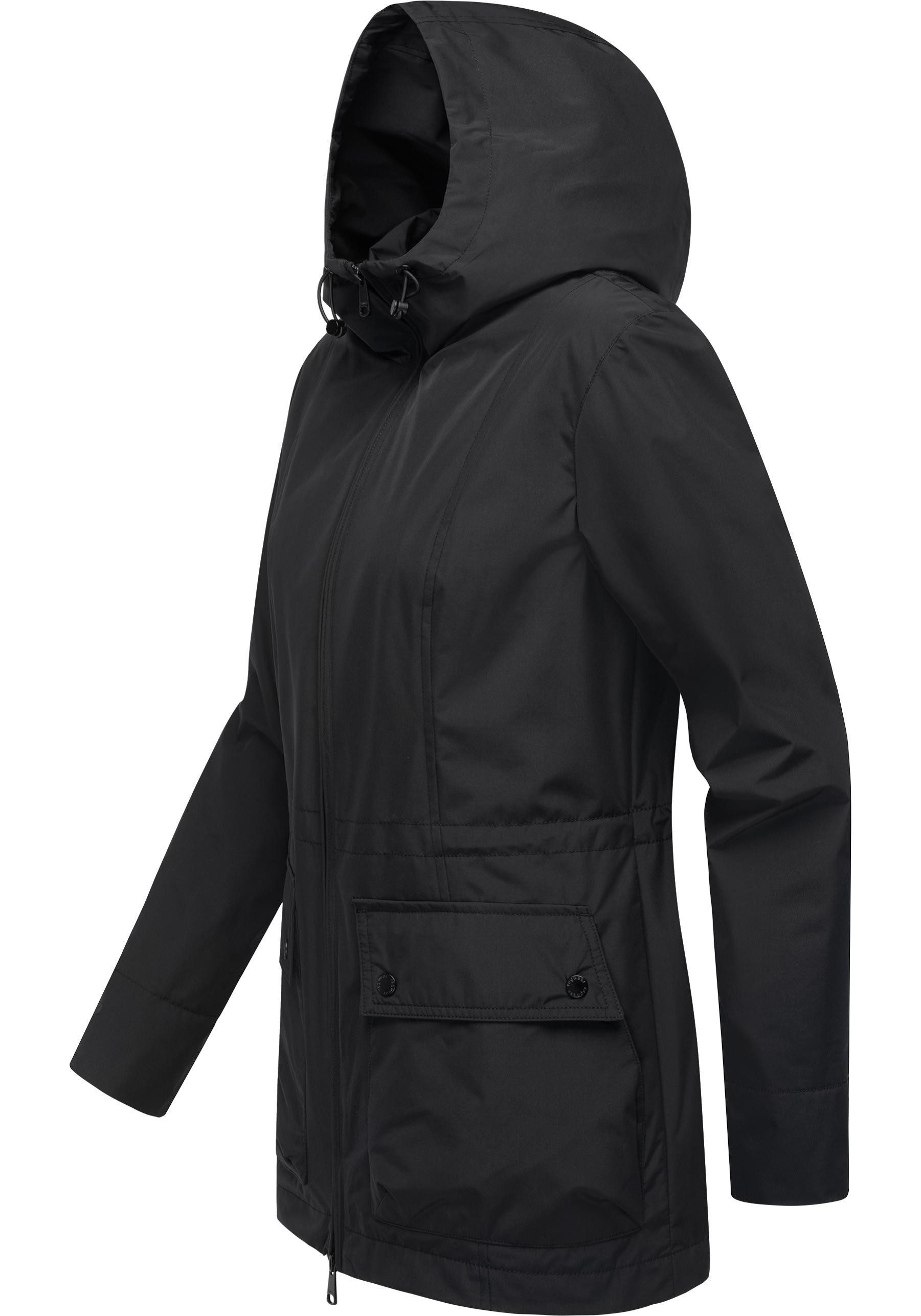 Ragwear Funktionsjacke Monadetta A Wasserdichte und atmungsaktive Übergangsjacke mit Kapuze