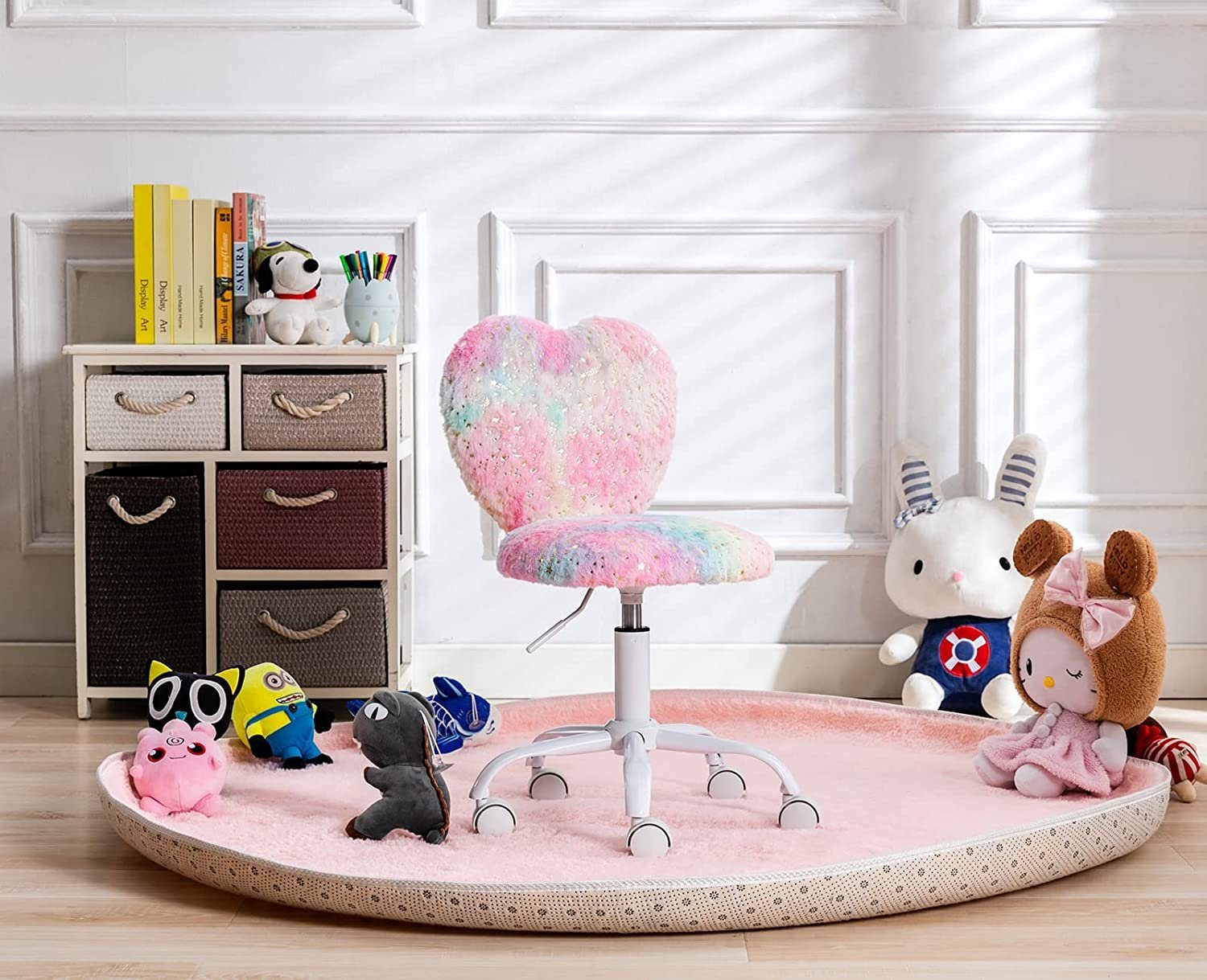 WAHSON OFFICE CHAIRS Schreibtischstuhl Schreibtischstuhl Kunstpelz Weiche günstig online kaufen