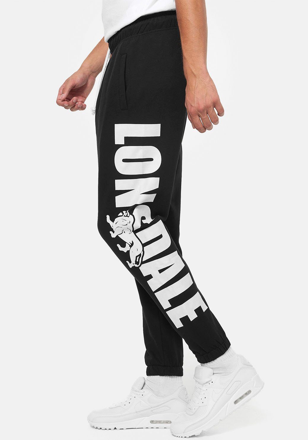 Lonsdale Sweathose black/white