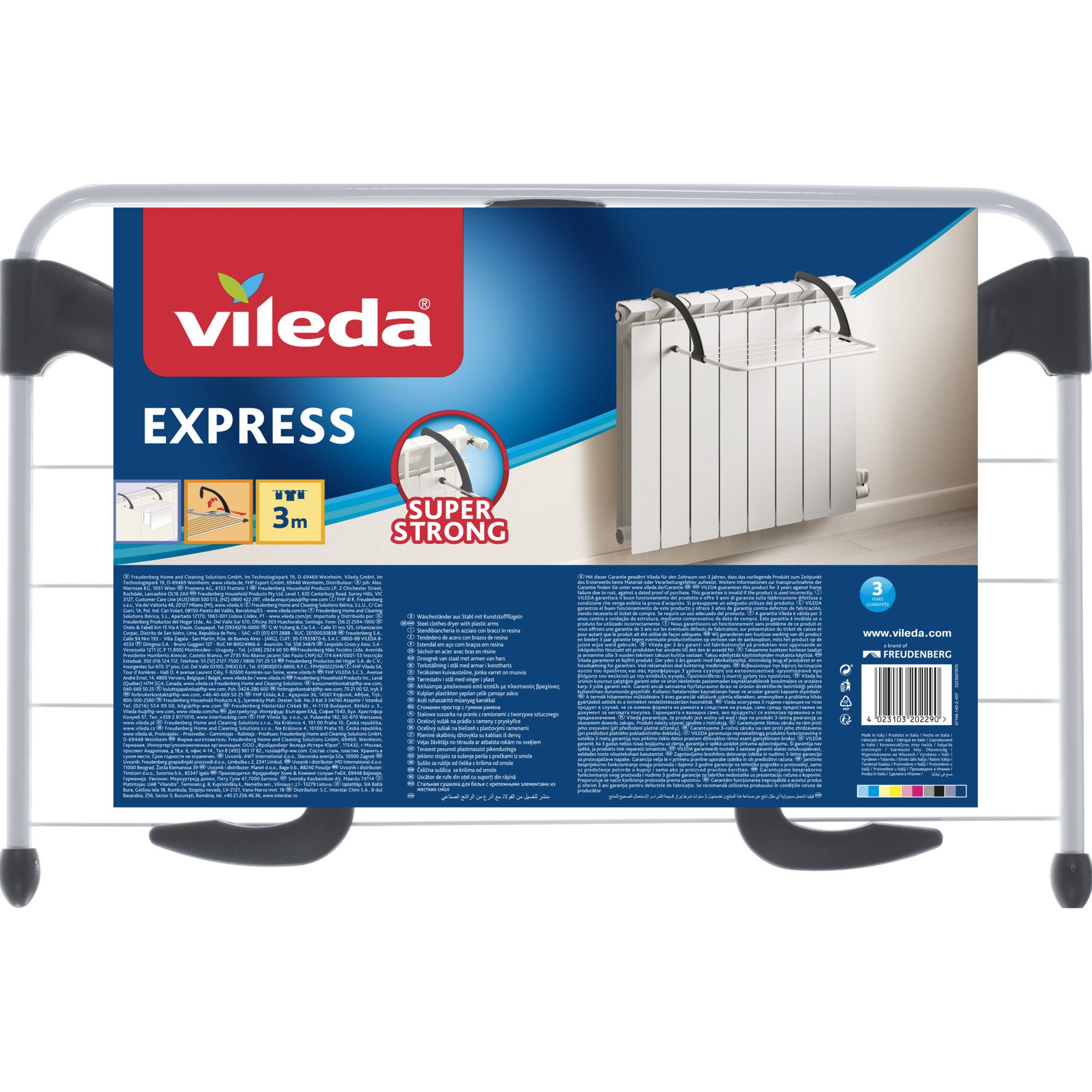 Vileda Wäscheständer Vileda Express Heizkörpertrockner, Wäscheständer