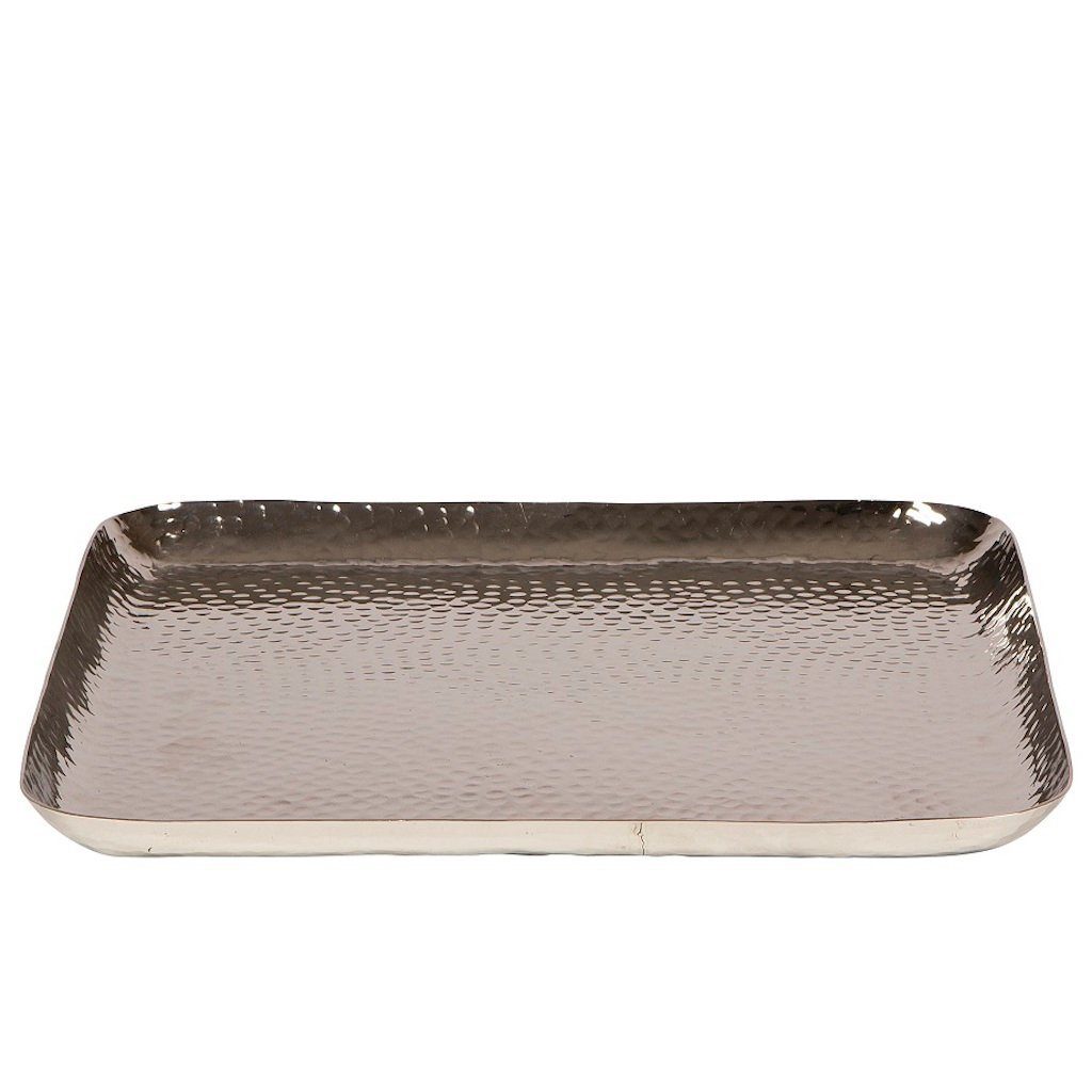 Broste Copenhagen Kerzentablett Kyler silber