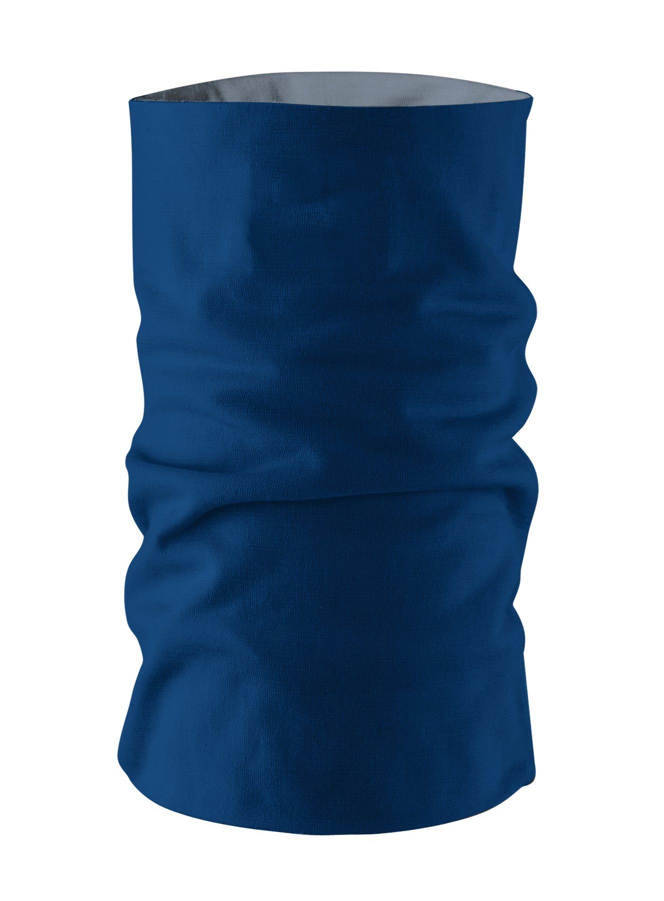 Maskworld Verkleidungsmaske Schlauchschal blau, Elastisches Halstuch für alle Gelegenheiten