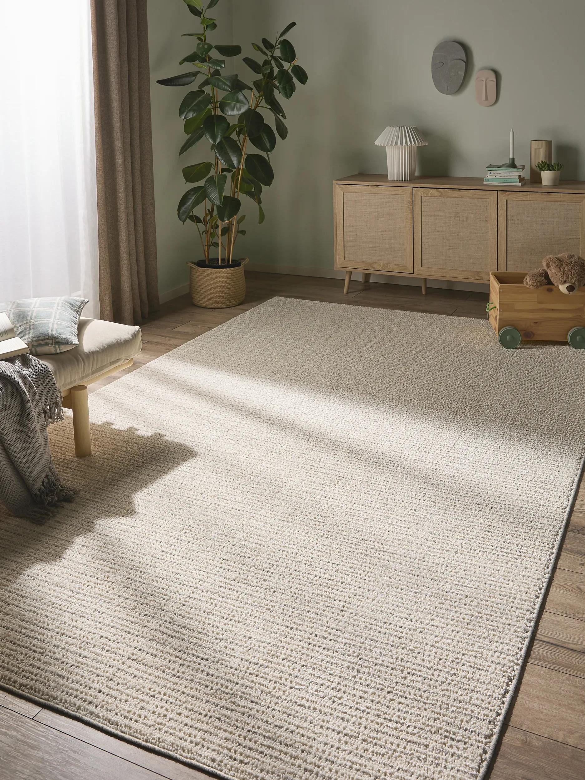 benuta Teppich Lilibeth, rechteckig, Höhe: 11 mm, Teppich Wohnzimmer, Schlafzimmer, Esszimmer, Flur, Kunstfaser, Cozy