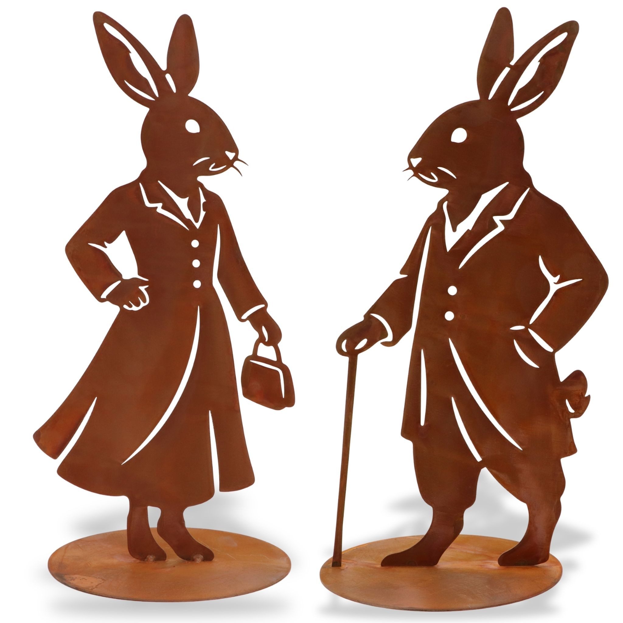 Rostikal Osterhase Hasenfiguren Osterdeko aus Edelrost für innen und außen günstig online kaufen