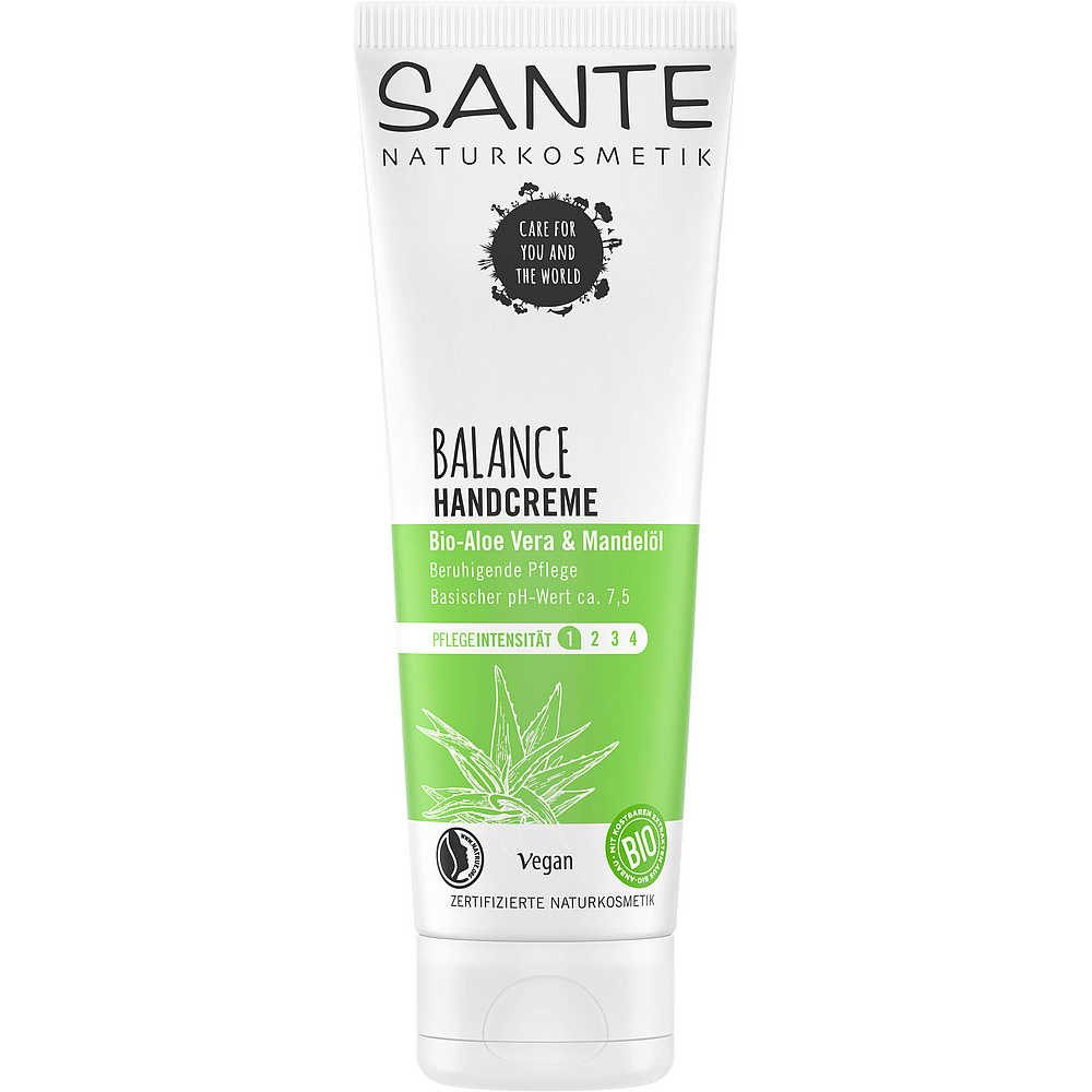 SANTE Handcreme Handcreme Balance - Aloe Vera & Mandelöl 75ml