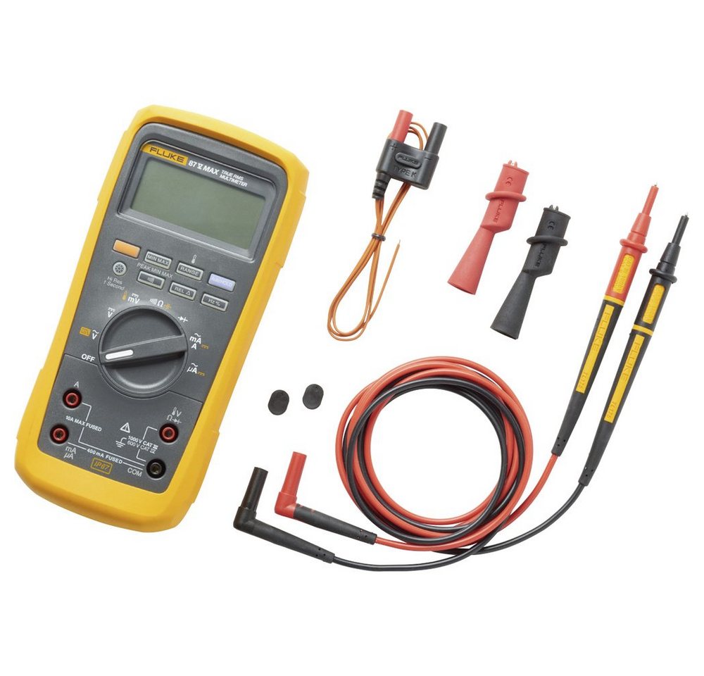 Thumbnail - Fluke Spannungsprüfer Fluke 87V-MAX Hand-Multimeter digital CAT III 1000 V, CAT IV 600 V, (87V-MAX)