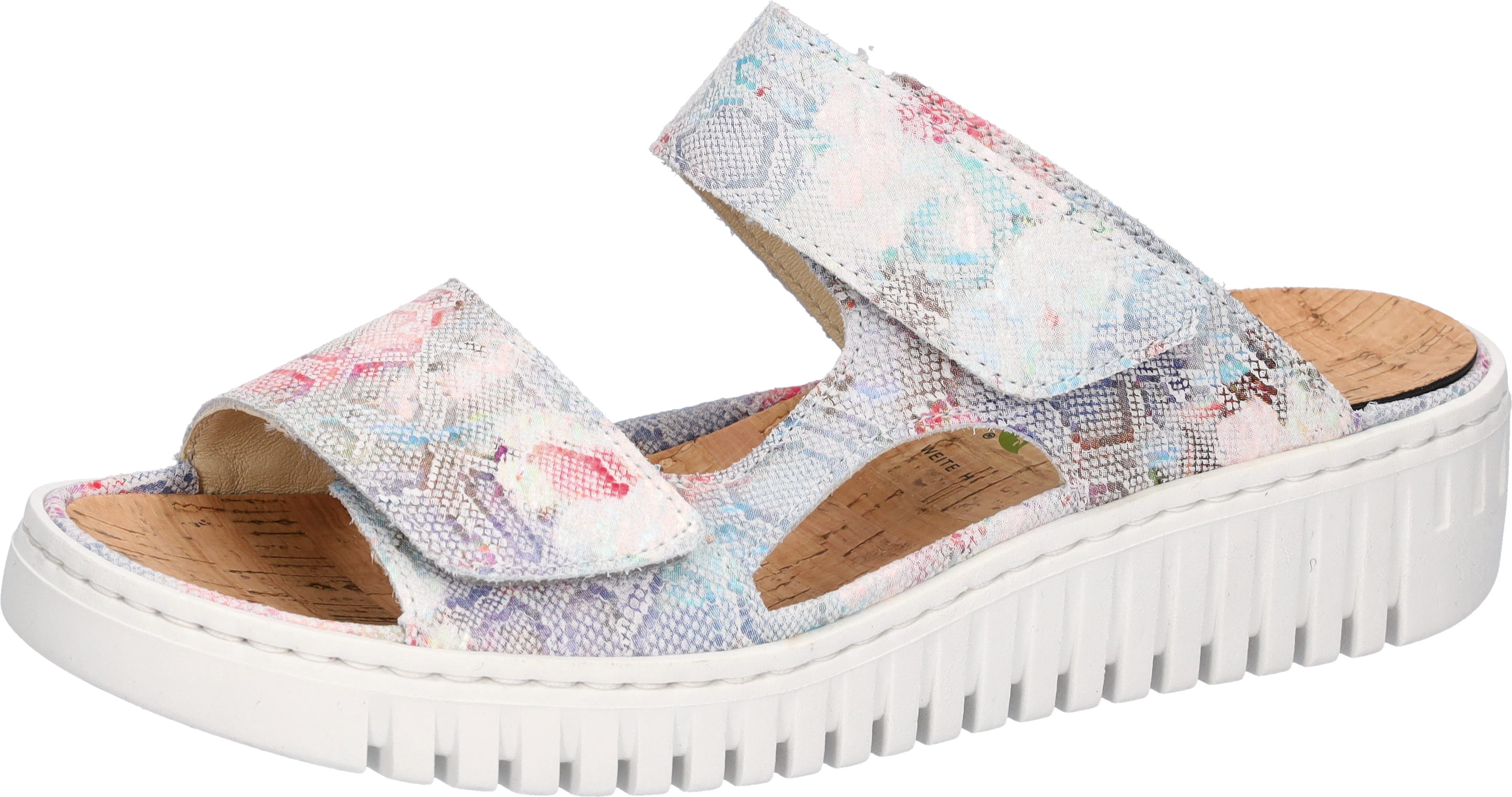 Waldläufer H-WILLOW Pantolette Sommerschuh, Hausschuh, Keilpantolette in Komfortweite H (sehr weit)