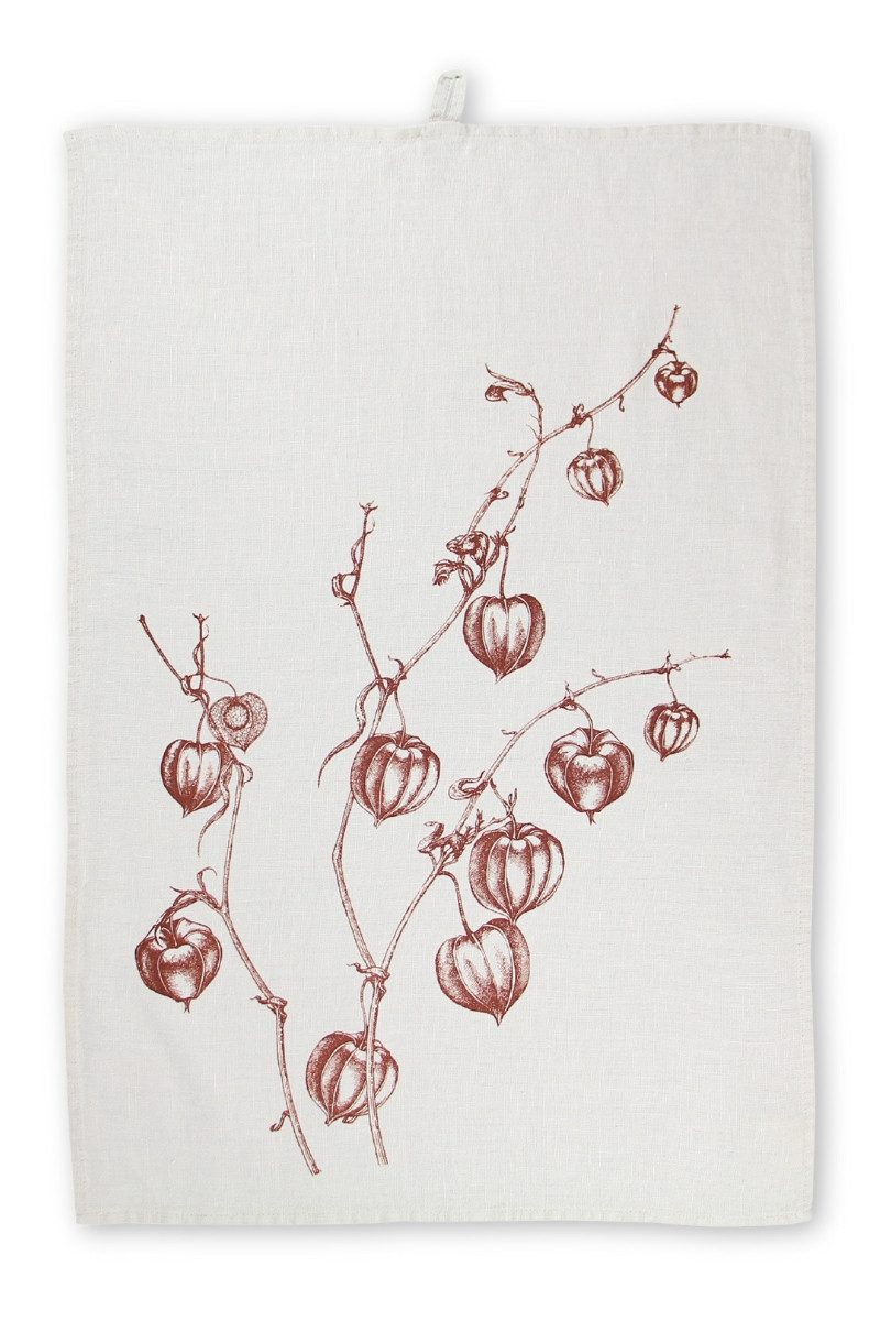 Dorothee Lehnen Geschirrtuch Geschirrtuch Leinen - PHYSALIS - natur/spiced apple