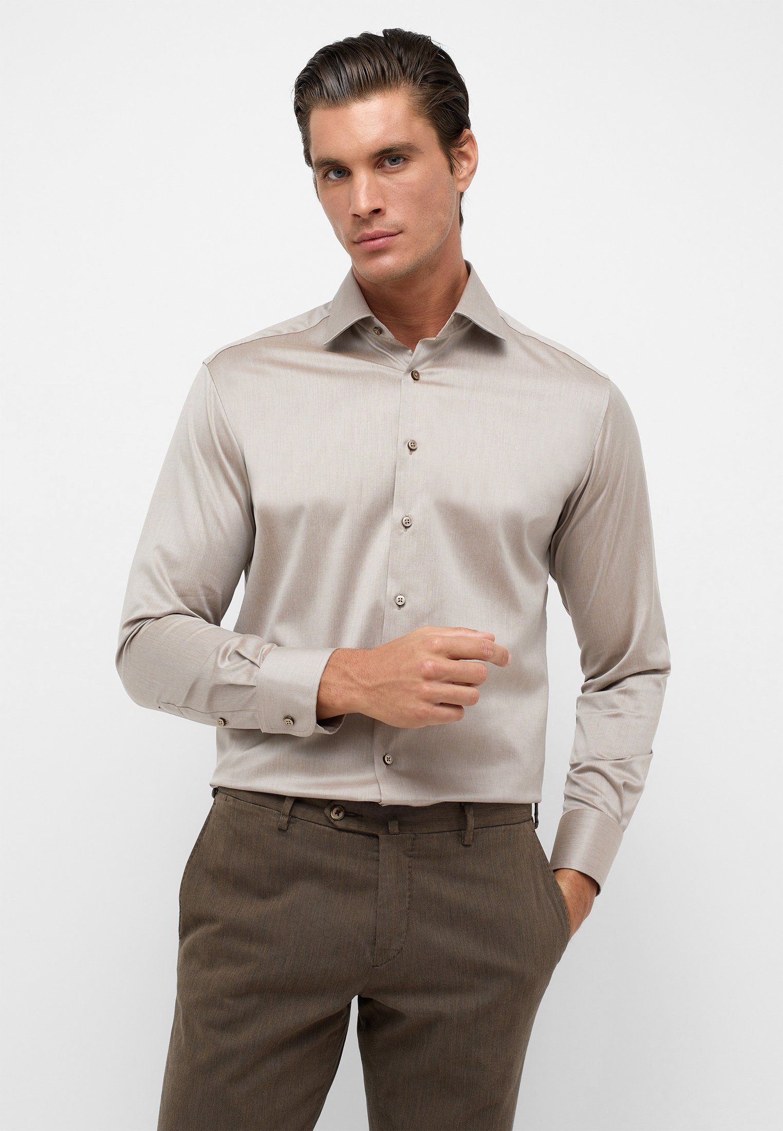 Eterna Langarmhemd MODERN FIT NON IRON günstig online kaufen