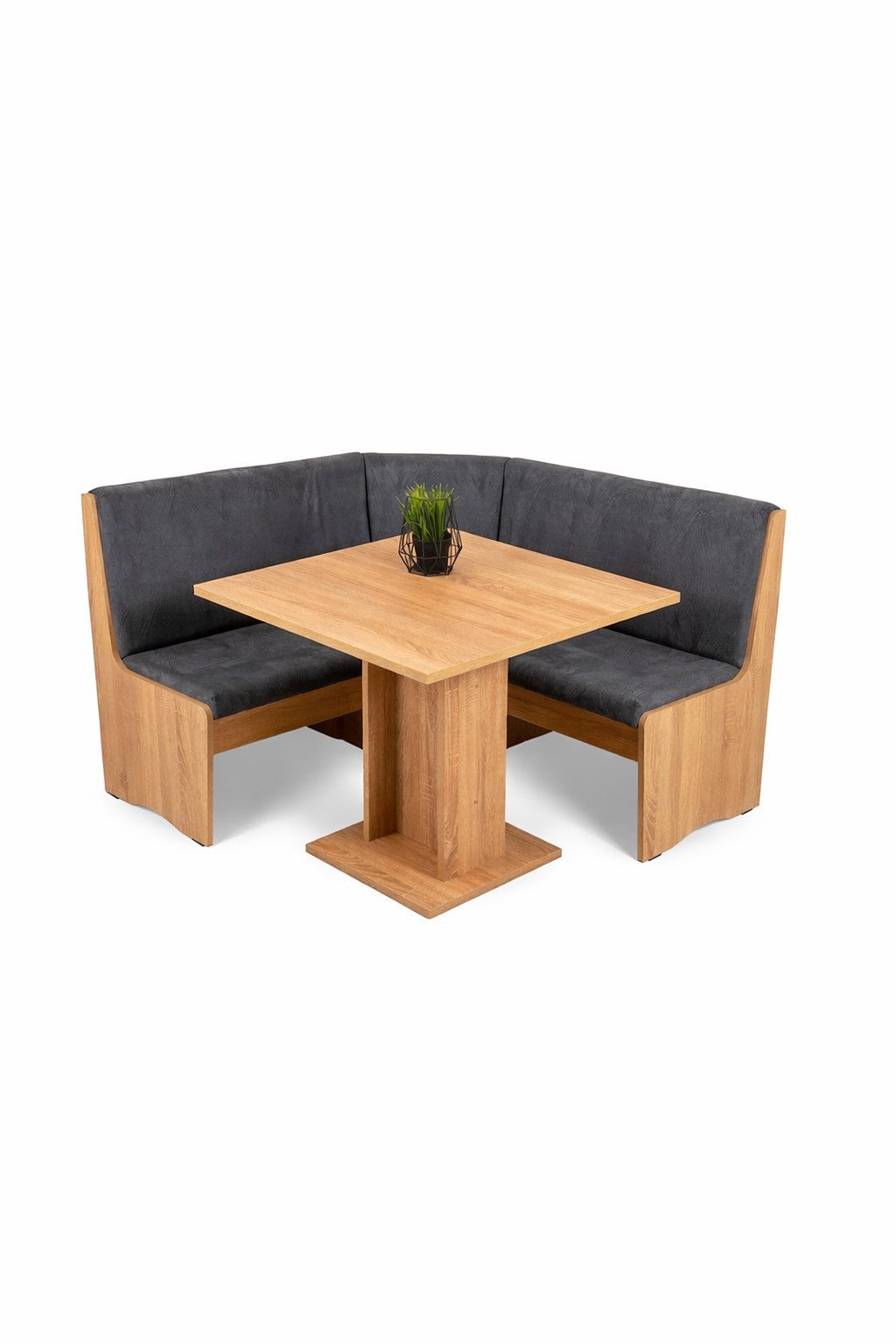 Stolebaenk Eckbankgruppe Lügde EBG LELATI Artisan/Sonoma, (Set), Staufächer unter der Sitzbank