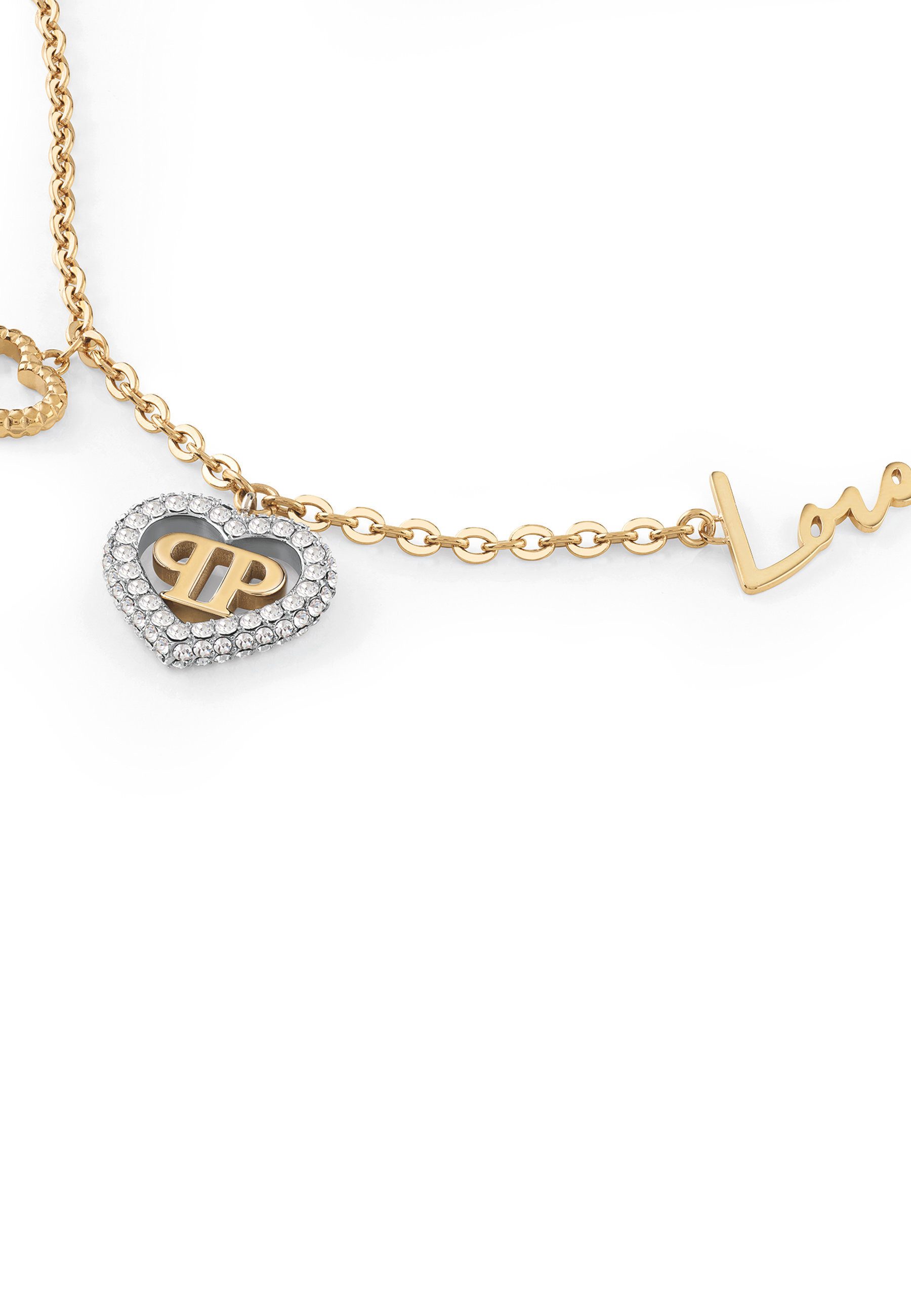 PHILIPP PLEIN Charm-Kette PLEIN ROCKED HEART (1-tlg) günstig online kaufen