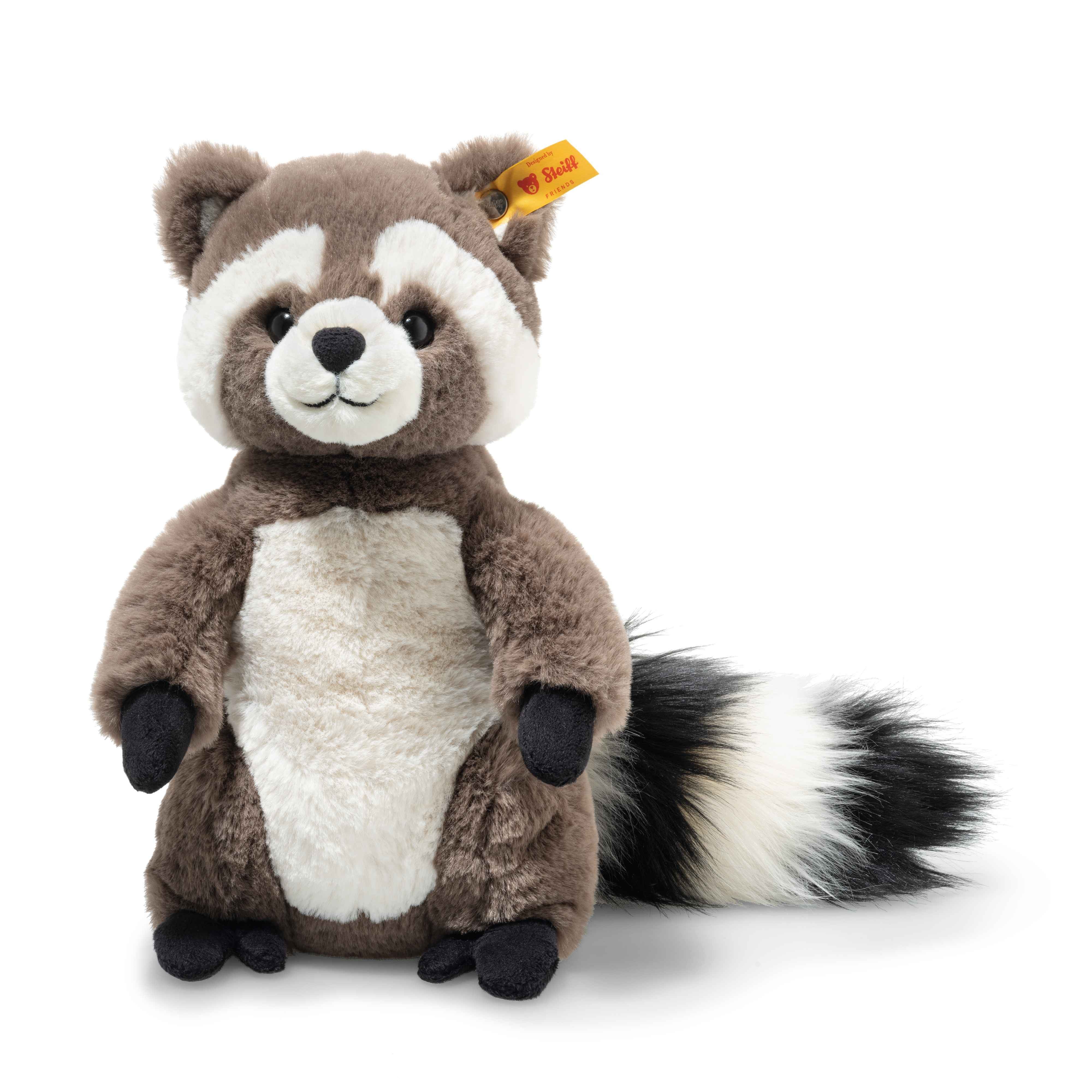 Steiff Kuscheltier Pedro Waschbär, braun/weiß