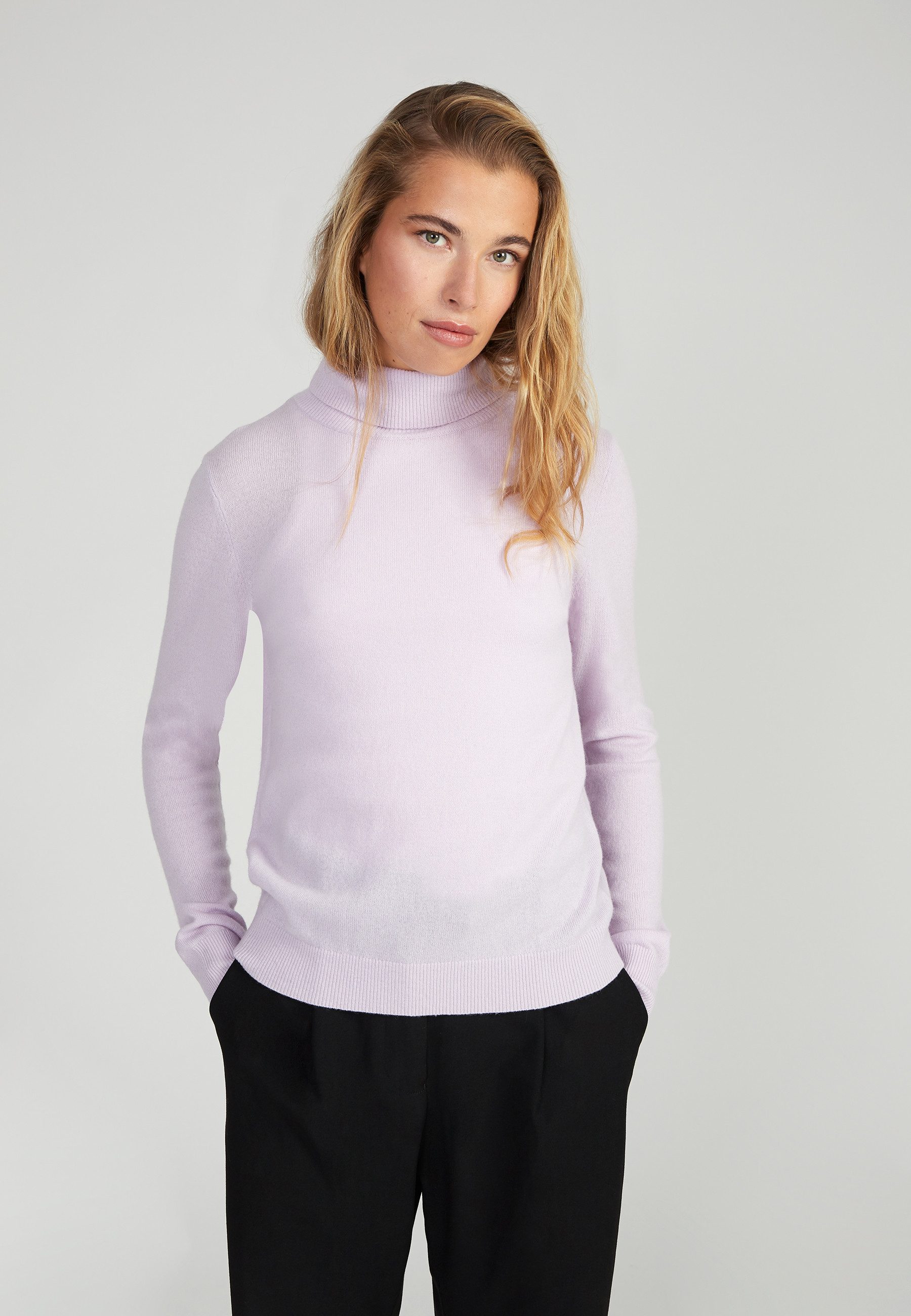 Style & Republic Kaschmirpullover Rollkragenpullover Slim Fit aus 100% Kasc günstig online kaufen