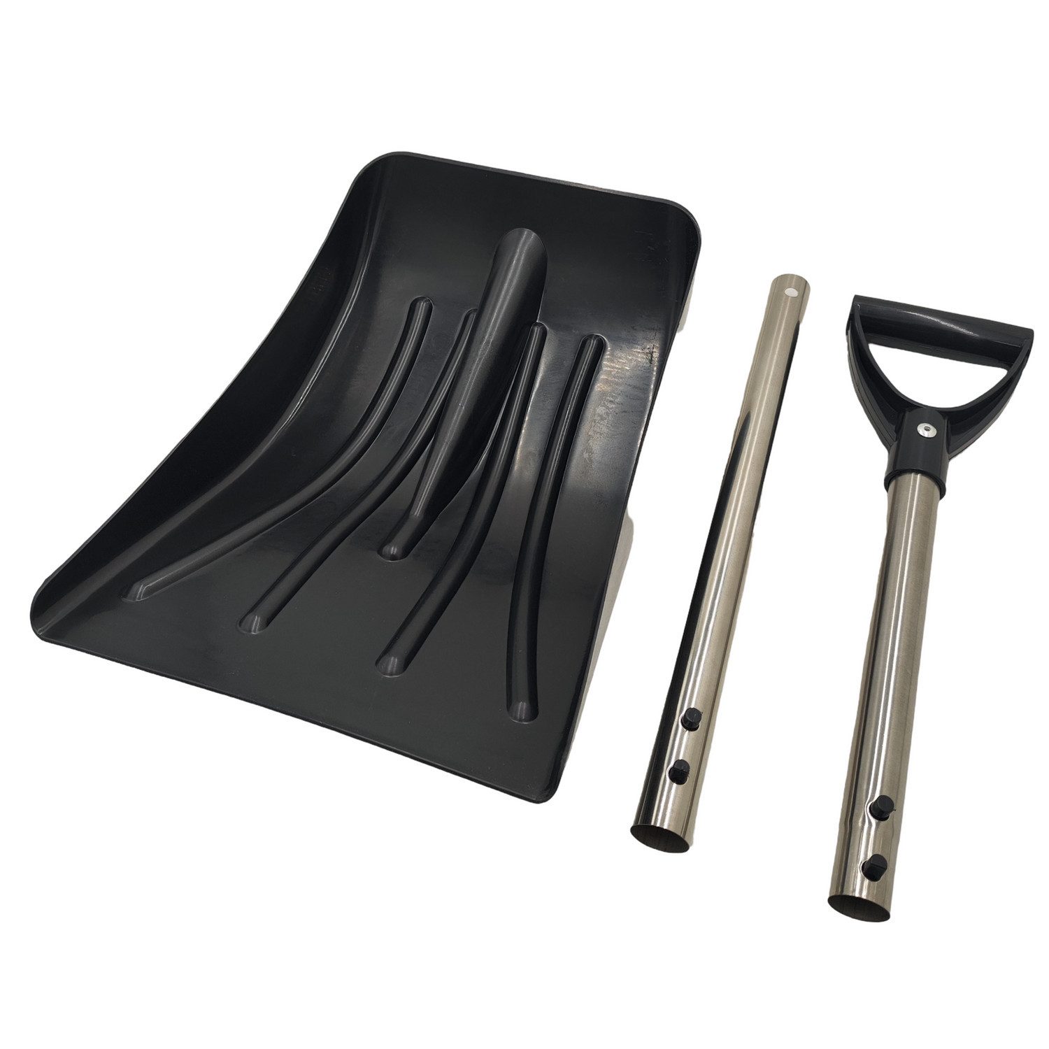 All Ride Schneeschieber Schneeschaufel kompakt 94 cm Schneeschieber zerlegbar Schneeschippe