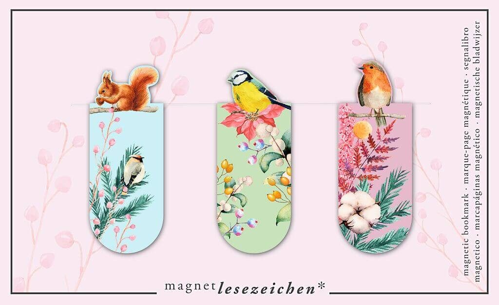 Moses. Verlag Lesezeichen Magnetlesezeichen Bird Romance