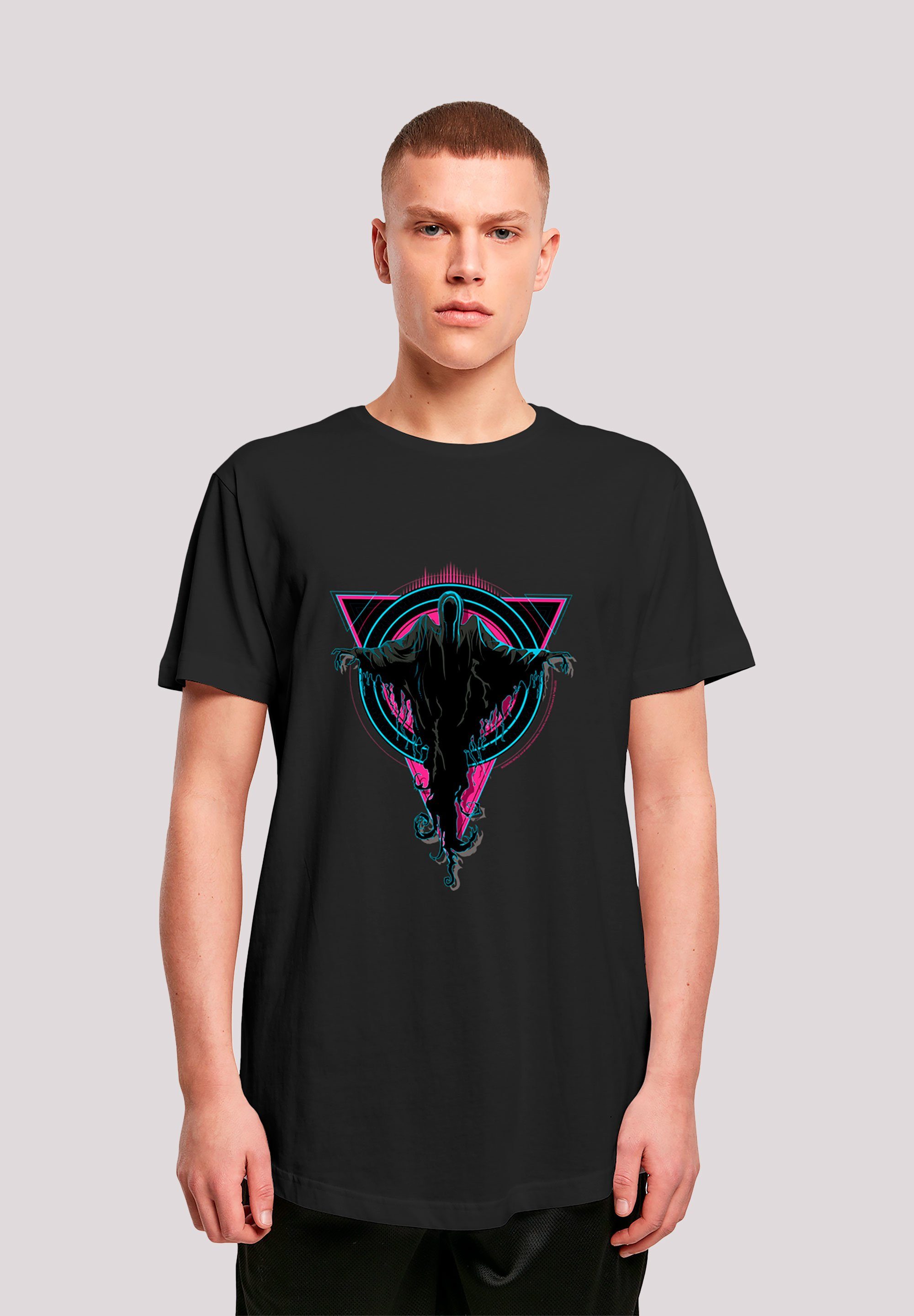 T-Shirt Neon schwarz Print Dementor Harry F4NT4STIC Potter