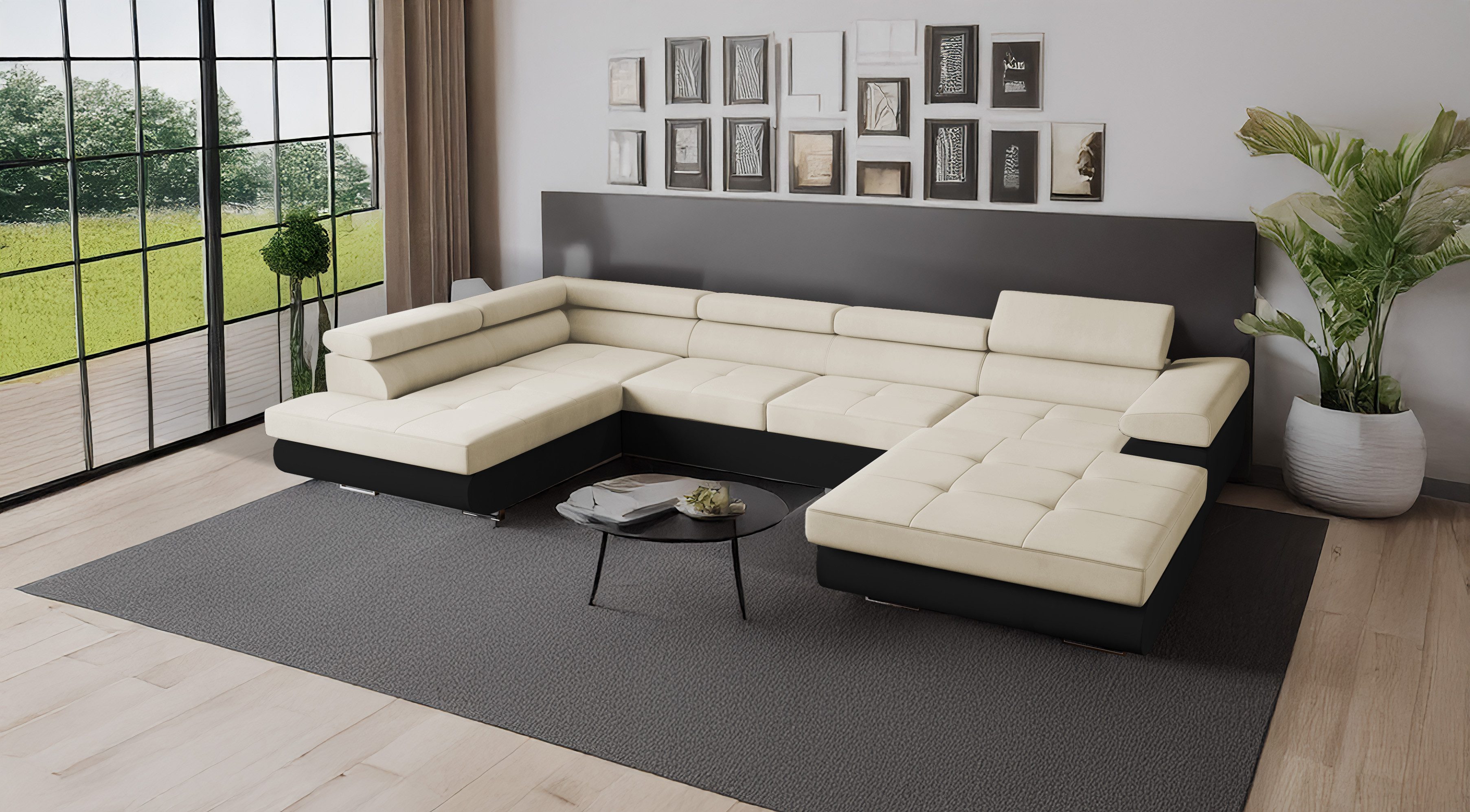 Goldstoff Wohnlandschaft RELAX U Ecksofa mit günstig online kaufen