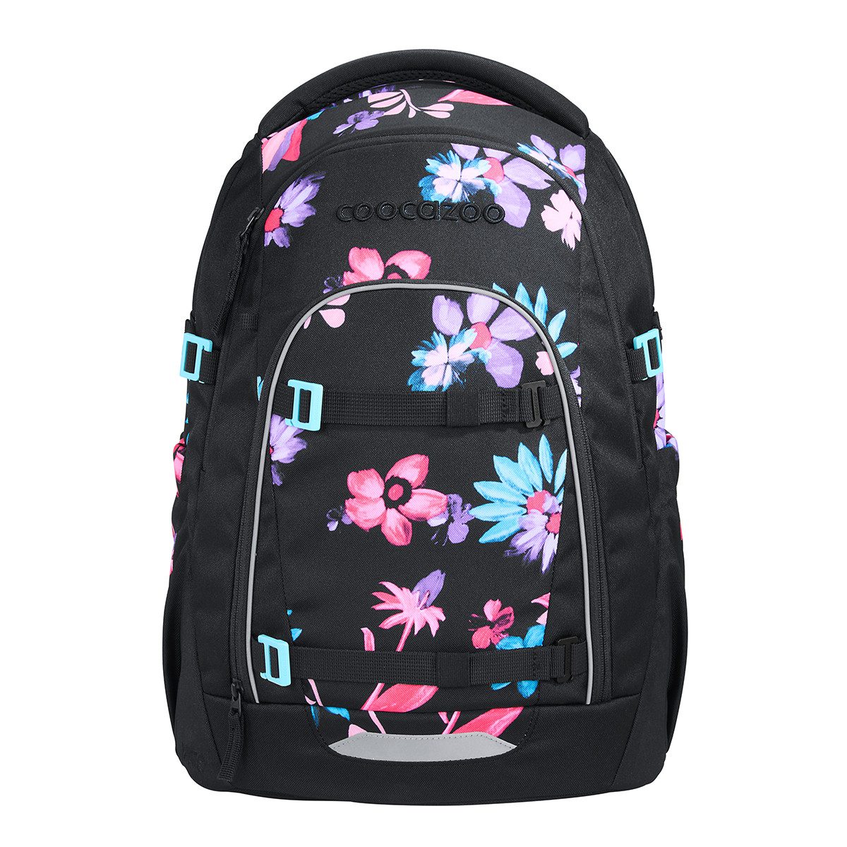 coocazoo Schulranzen Schulrucksack MATE Floral Artnight, Kollektion 26 (1 Stück), ergonomisch, Körpergröße: 135 - 180 cm, Easy-Grow-System
