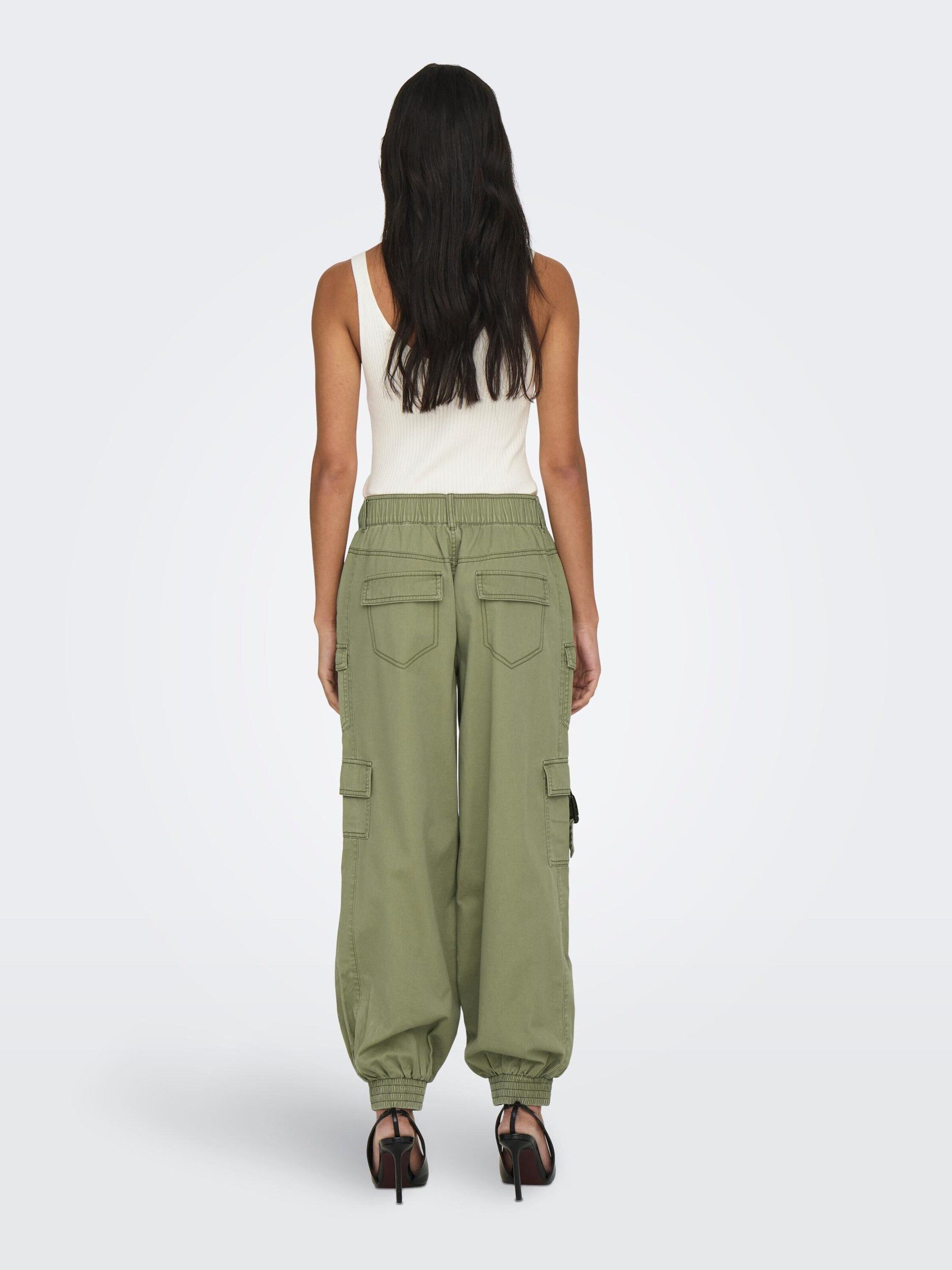 ONLY Cargohose Stine (1-tlg) Drapiert/gerafft