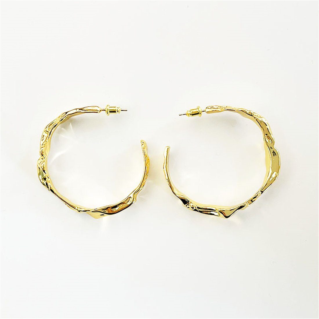 DÖRÖY Vintage-Ohrring-Set für Gold aus Ohrringe Paar Metall, Frauen Ohrstecker unregelmäßige