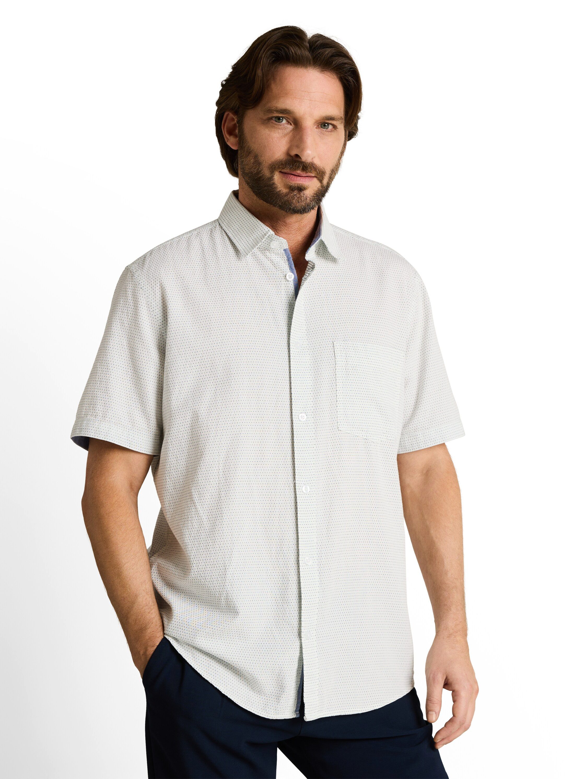 TOM TAILOR Kurzarmhemd mit Minimalprint