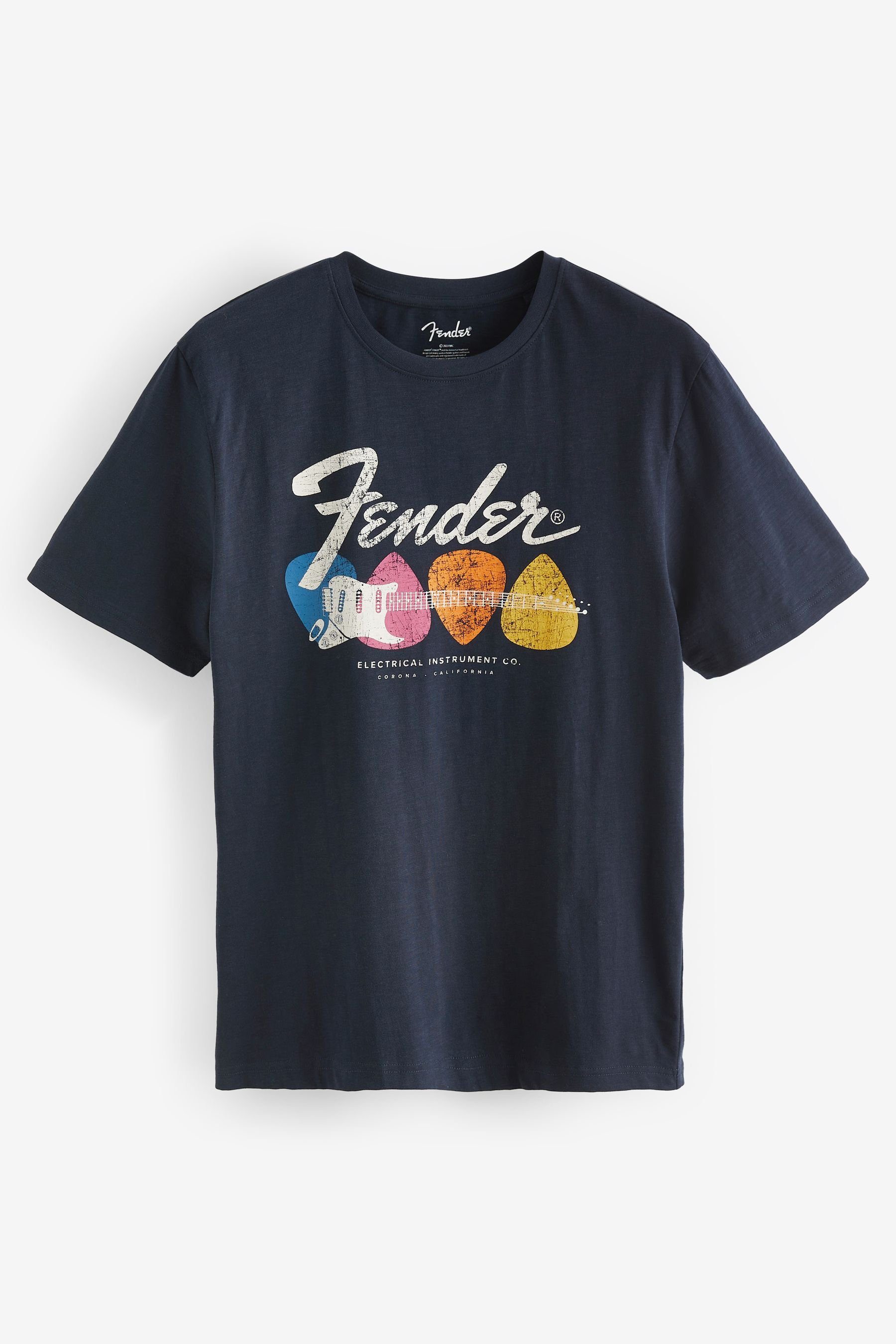 Next T-Shirt License (1-tlg) Navy T-Shirt Fender