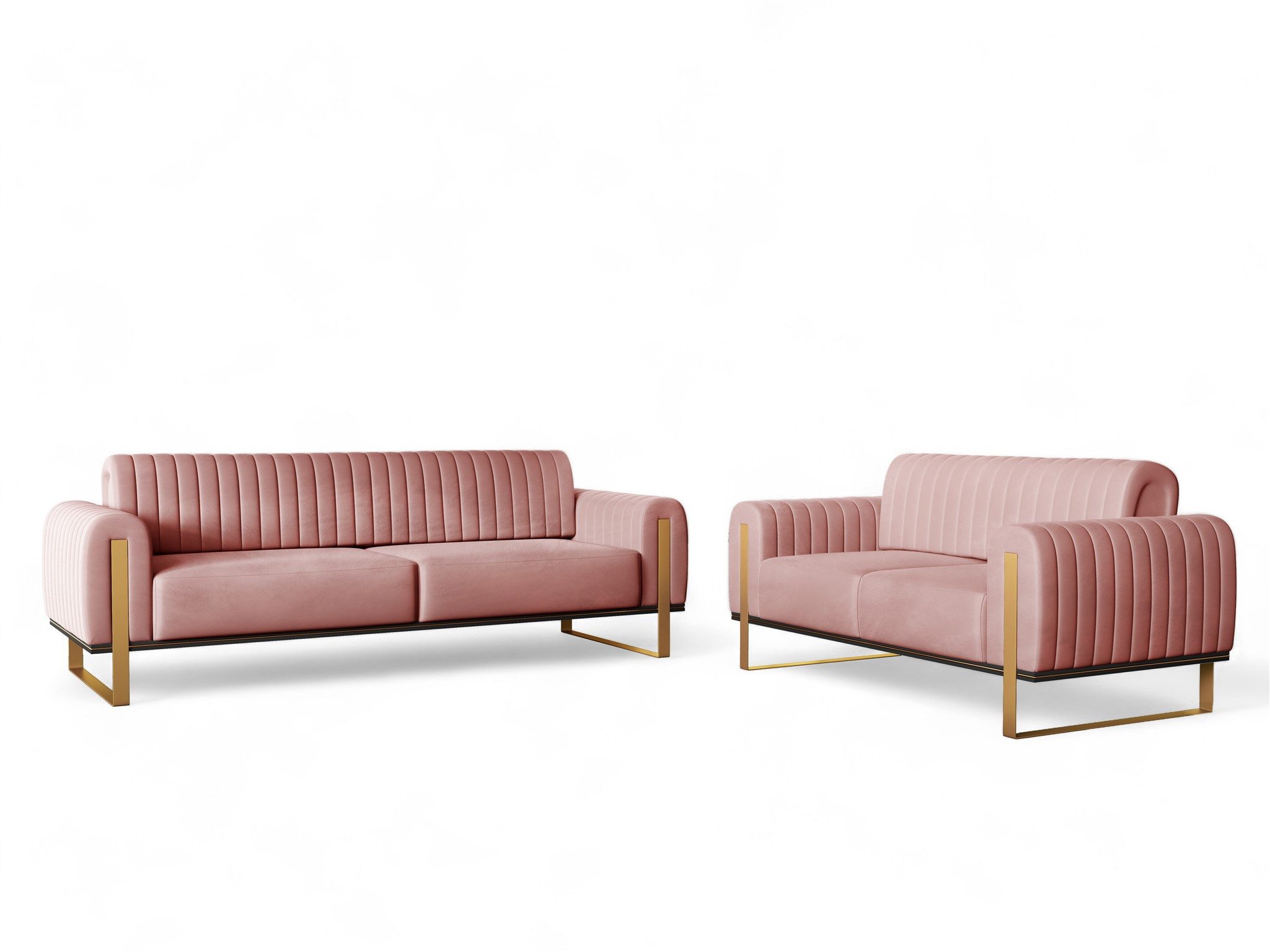 Fun Möbel Polstergarnitur Sofaset Designersofas VALERIE günstig online kaufen